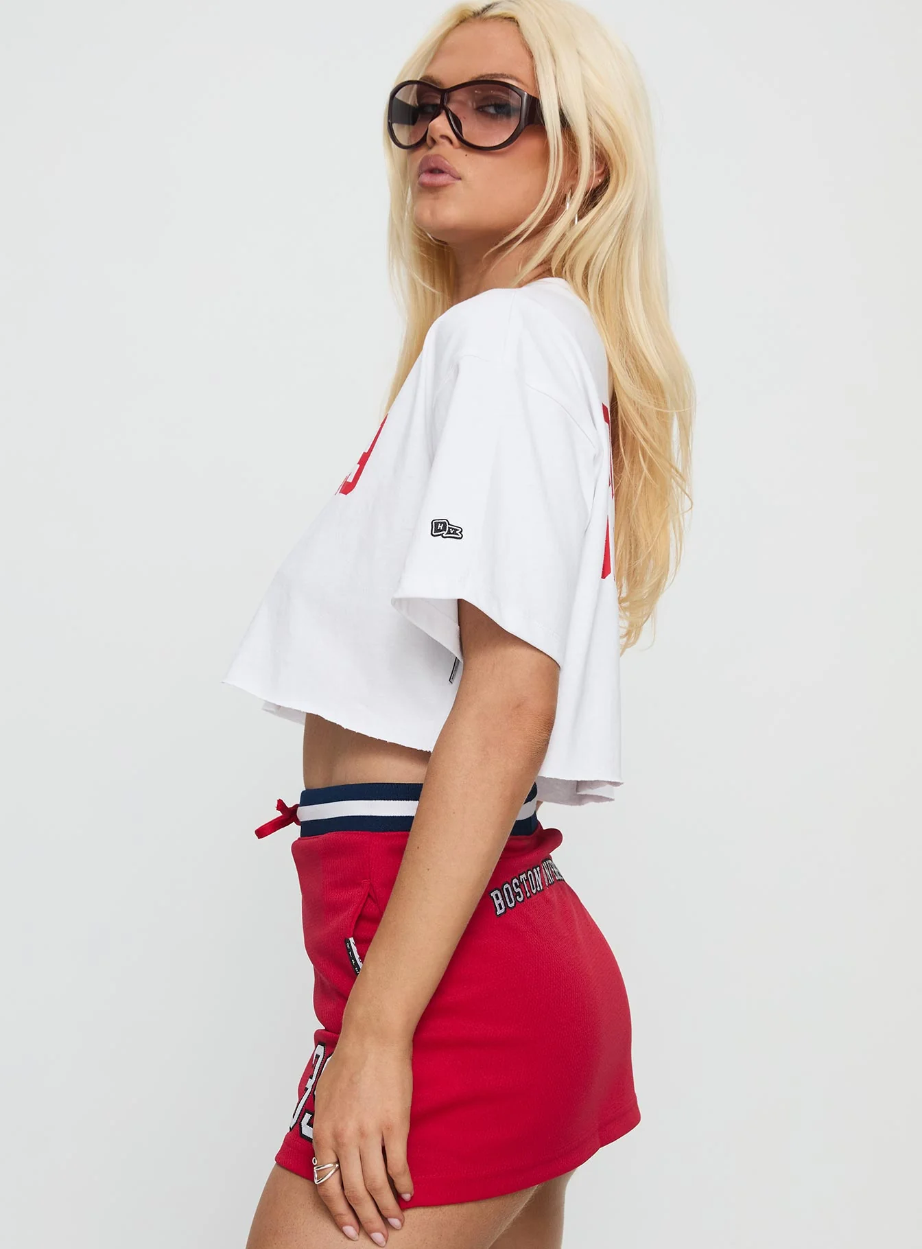 Boston University Track Top White