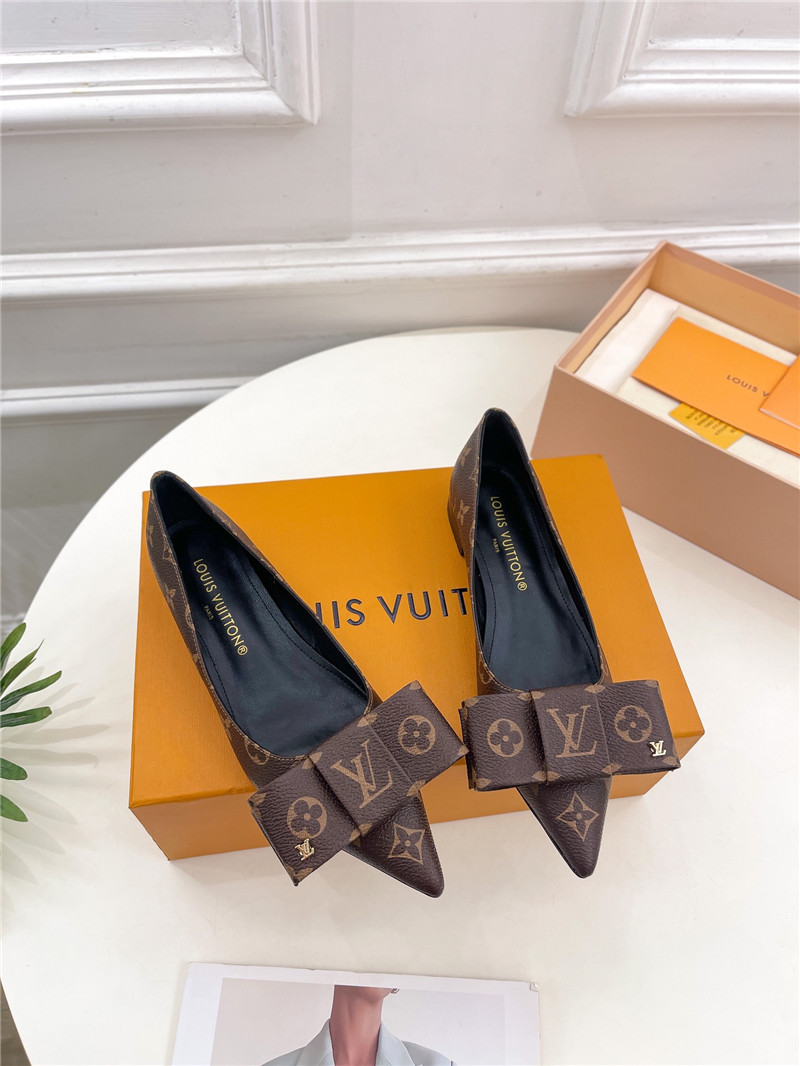 louis vuitton LV new bow pointed toe shoes - Sneaker Replica Workshop
