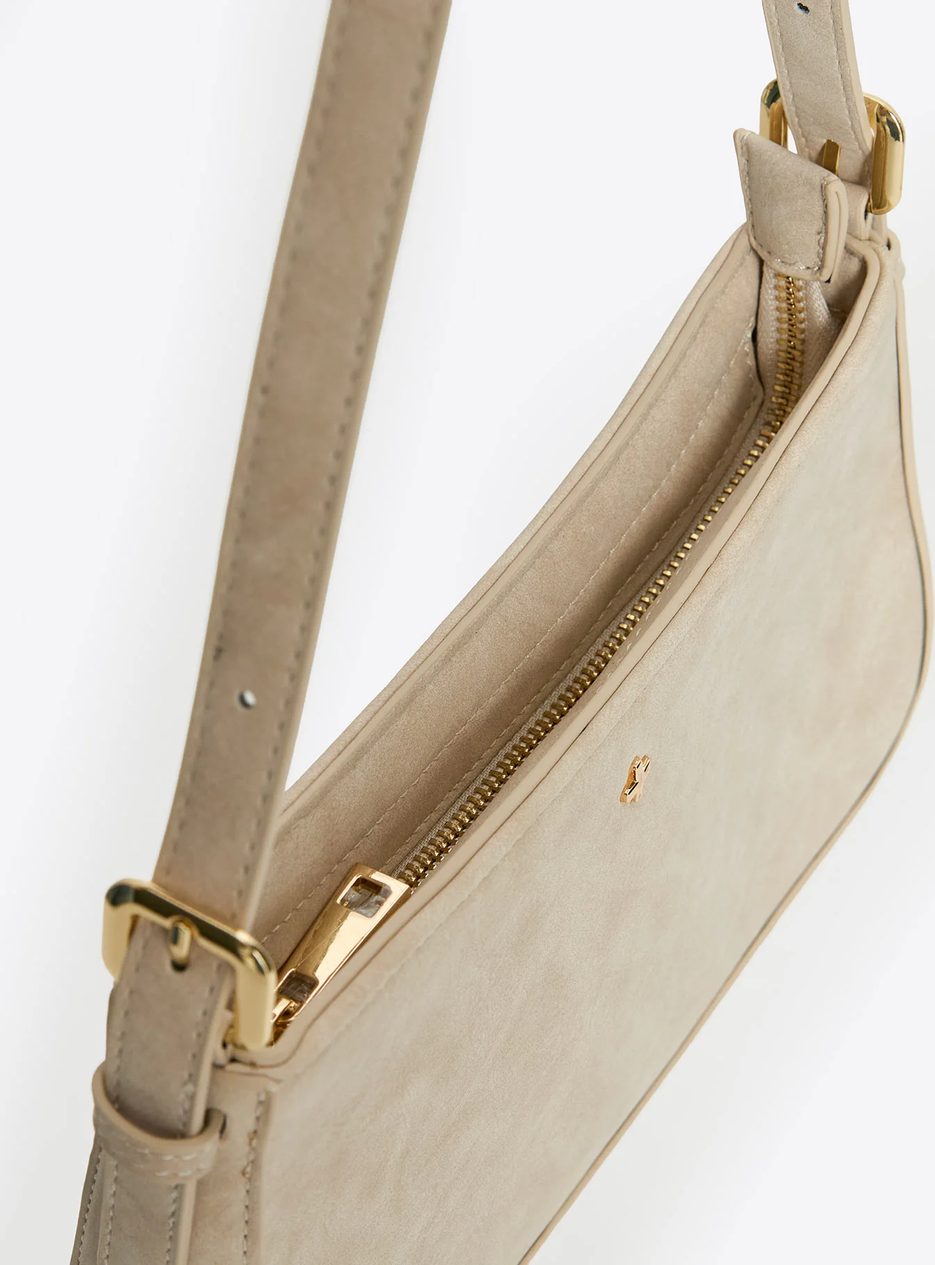 Peta & Jain Lilu Bag Cream Faux Suede