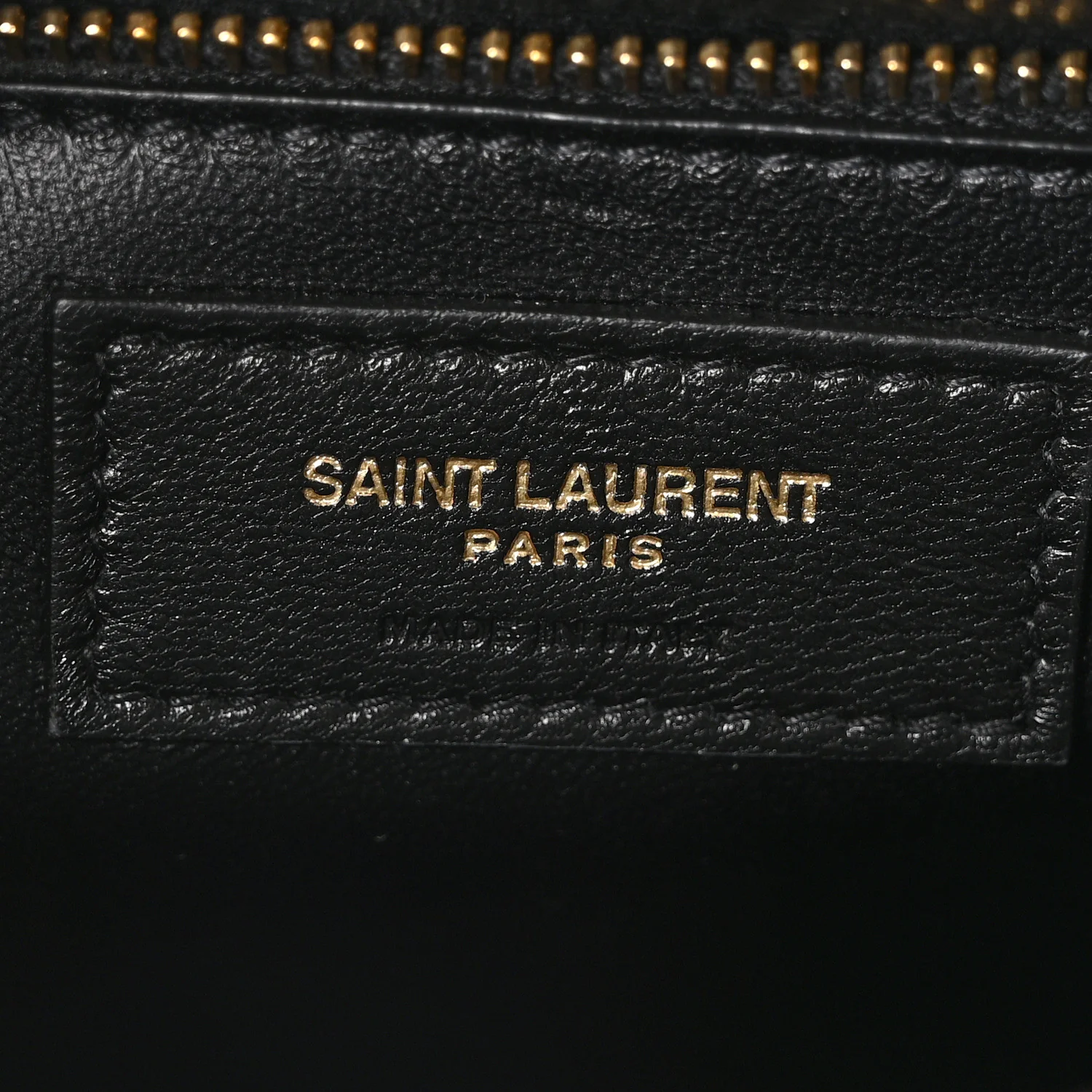 Calfskin Crocodile Embossed Gaby Satchel Black - Top Club