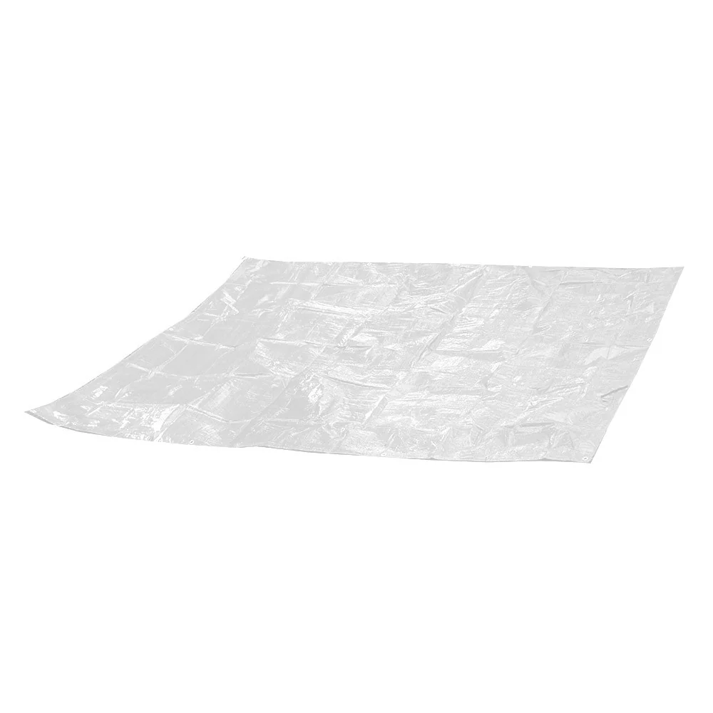 Camping floor - RAFFIA CANVAS 2 X 3 - white