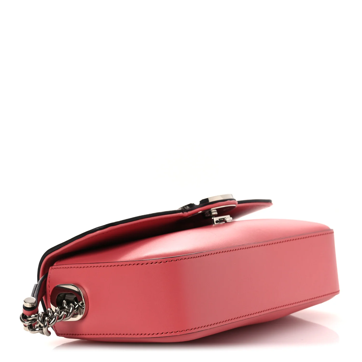 Senna Calfskin Petite GG Top Handle Shoulder Bag Pink - Top Club