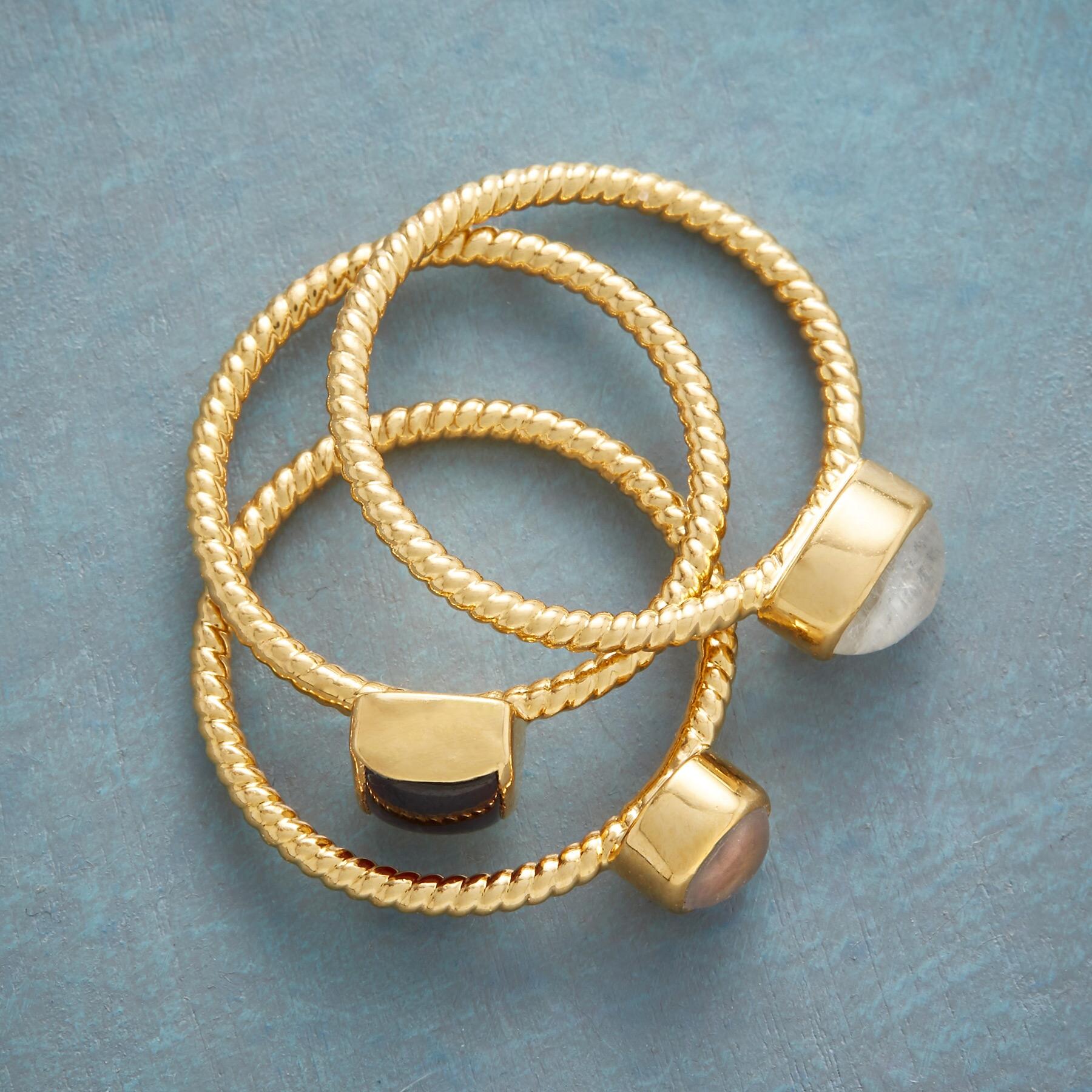 Twisted Trio Ring Set - Sundance Living