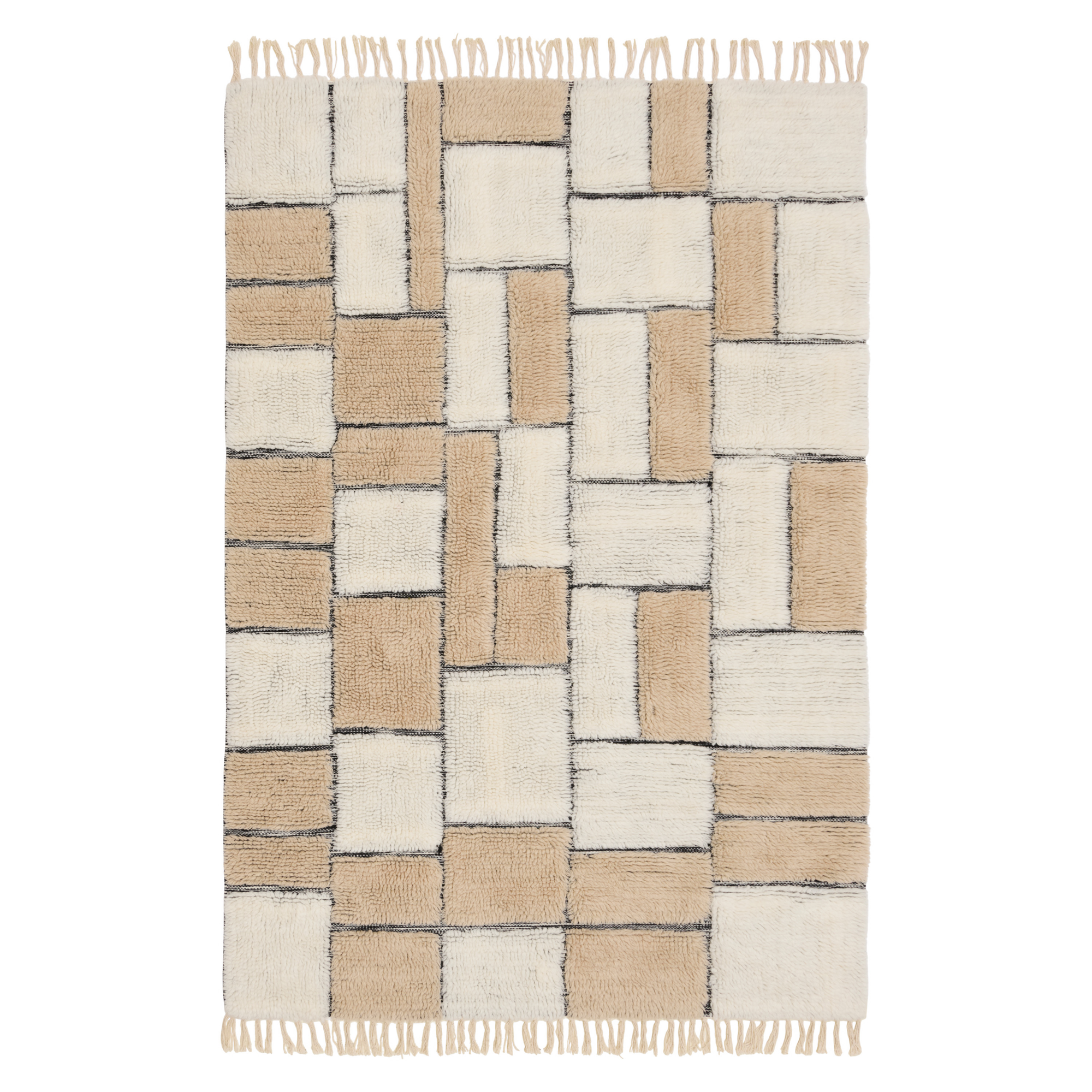 Vloerkleed Anice beige/off-white 200x300 cm