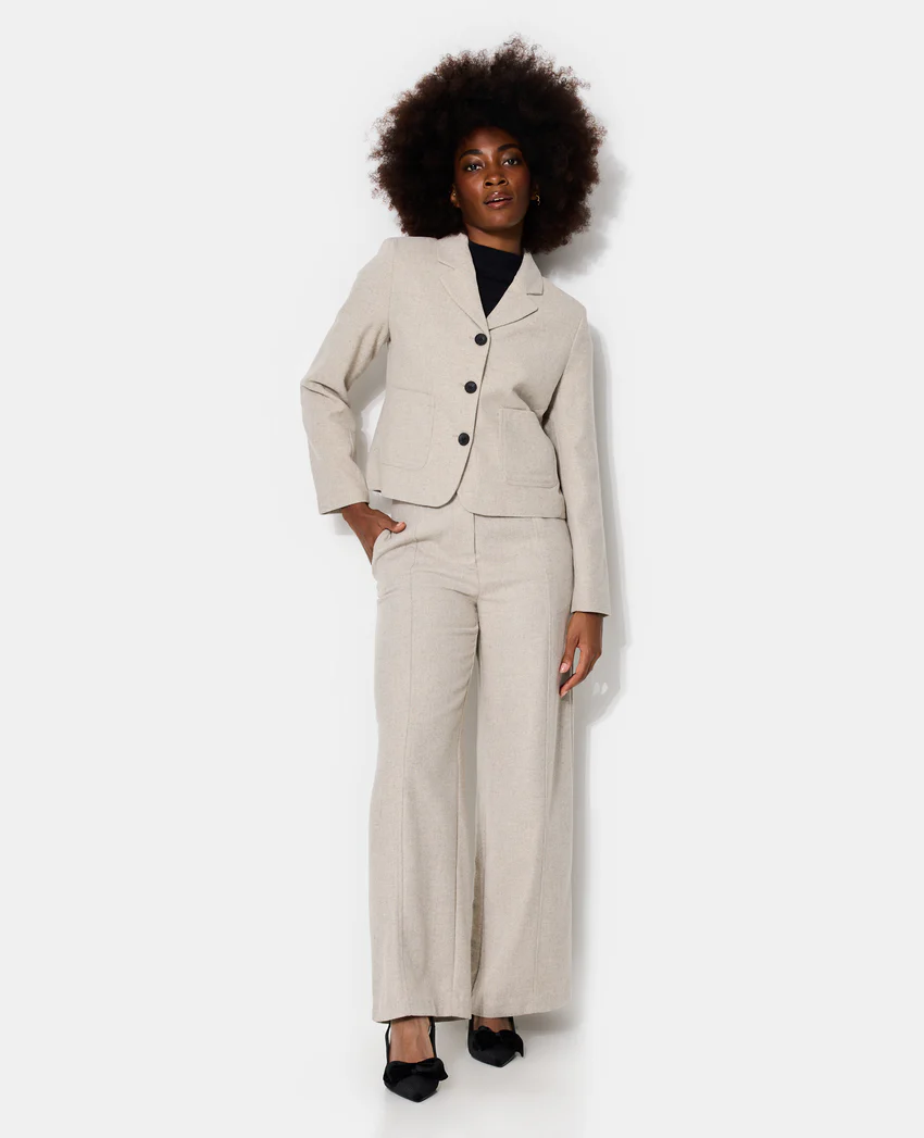Pimkie Veste blazer cintrée avec laine