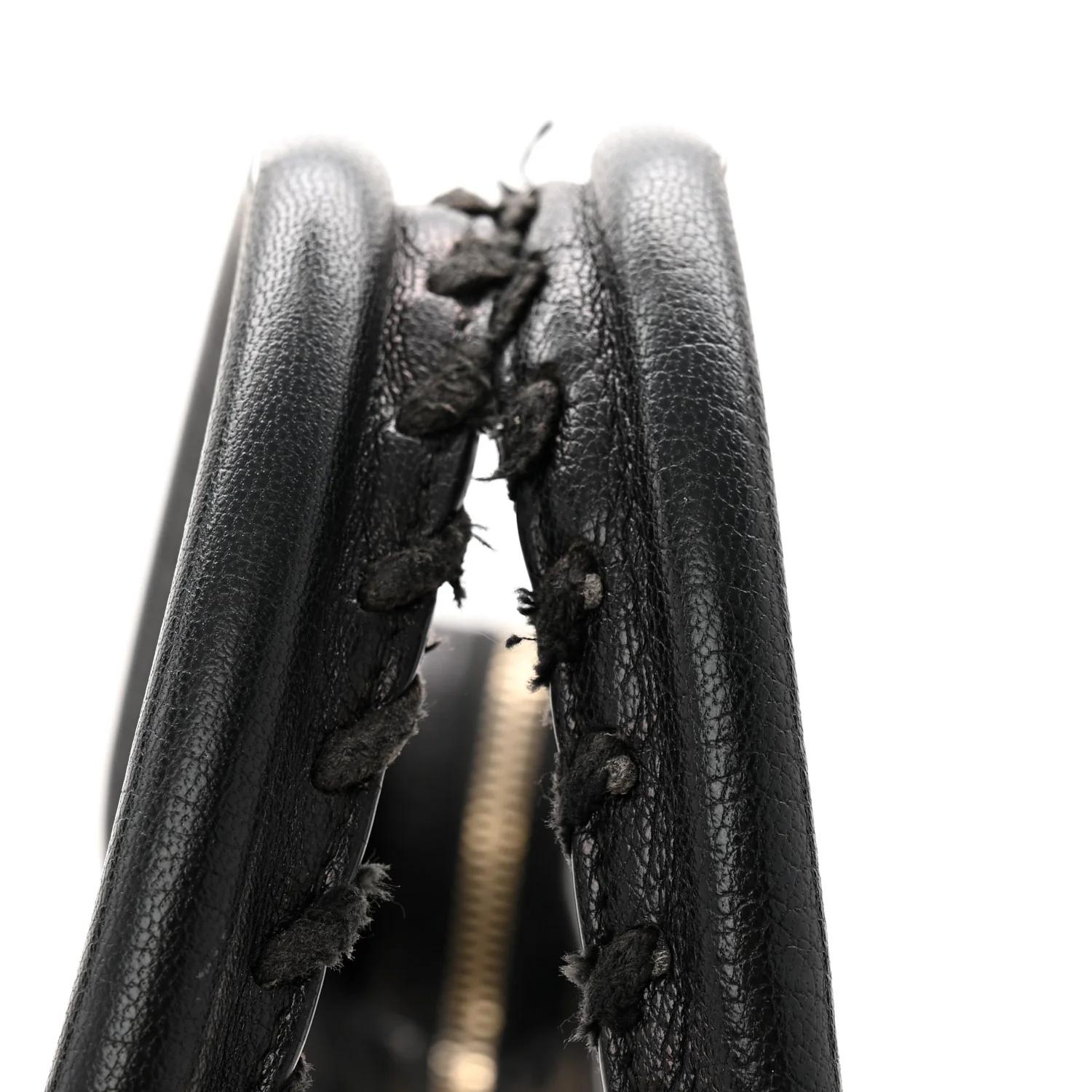 Chevre Gold Metallic Edge Hardware Velo Black - Top Club