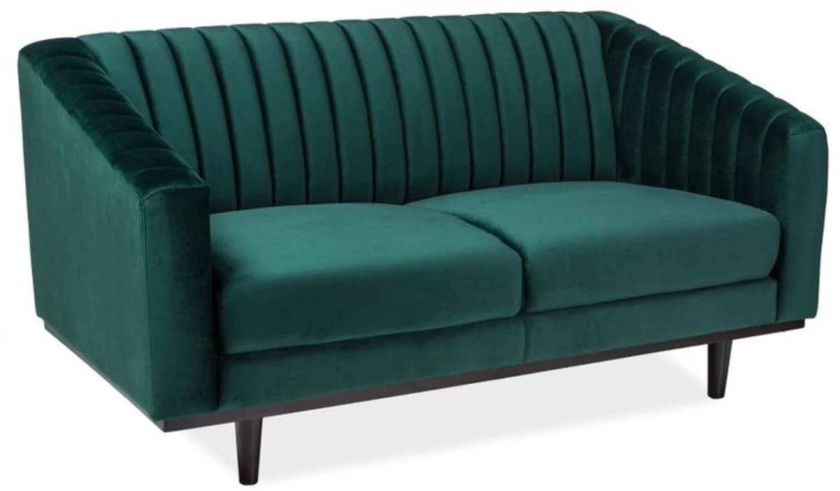Luxury sofa 150 x 85 x H. 78 cm - living room sofa with elegant velvet fabric - living room furniture