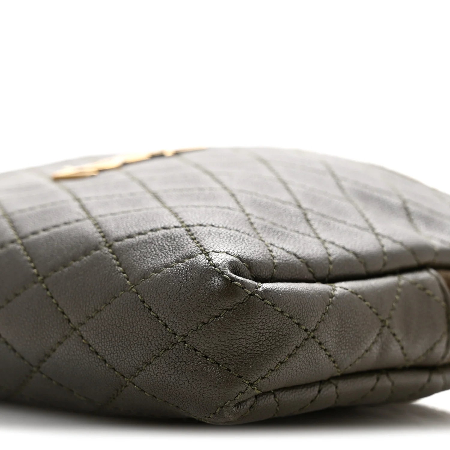 Lambskin Quilted Gaby Zipped Pouch - Top Club