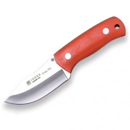 Joker Halsmesser BS9 Avispa Canvas Micarta - Cuchillo Buschcraft cuello