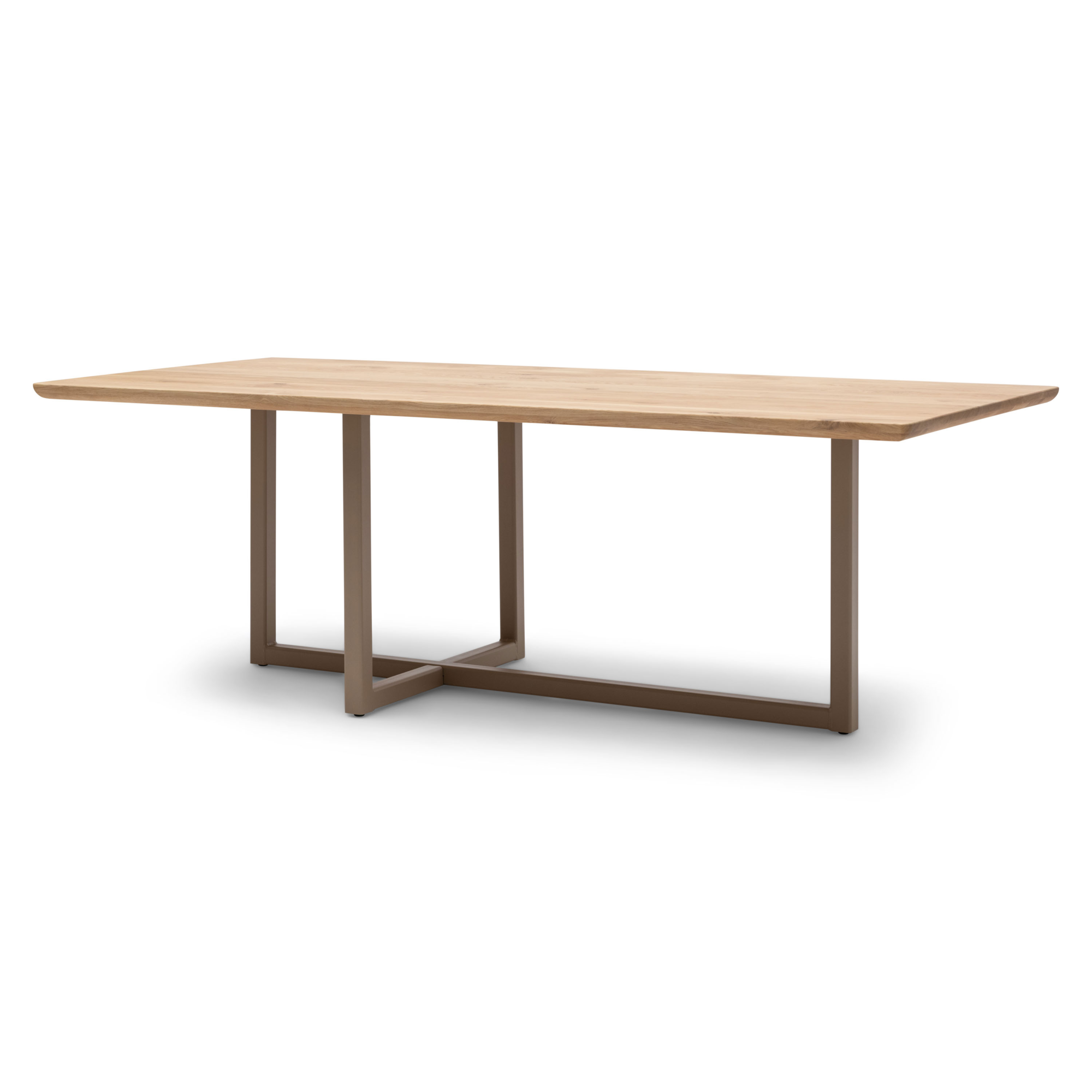 Eettafel Mylo groove naturel 180x100 cm