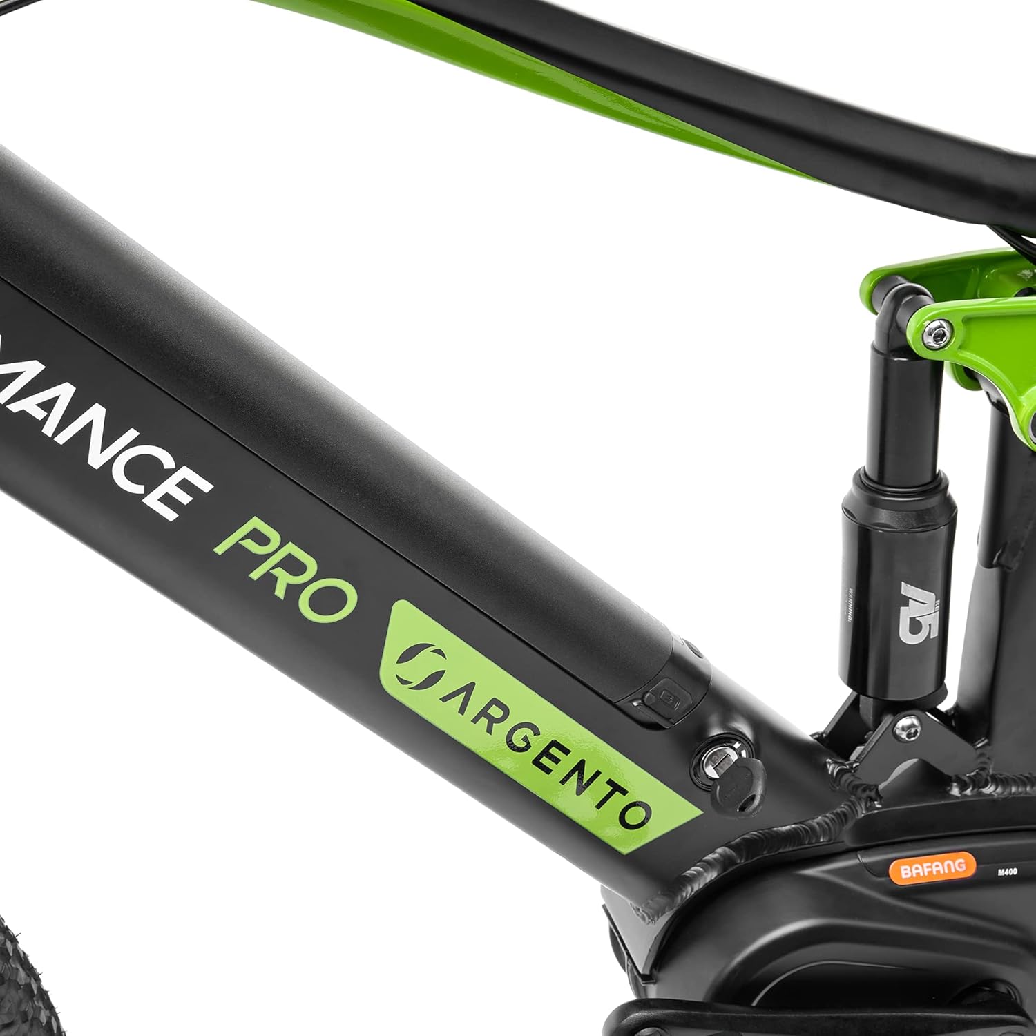 Argento Mountain E-bike Performance Pro, Batteria 468W, Motore Centrale 250W, Cambio Shimano 9 Rapporti, Freni Idraulici, Ruote 27,5