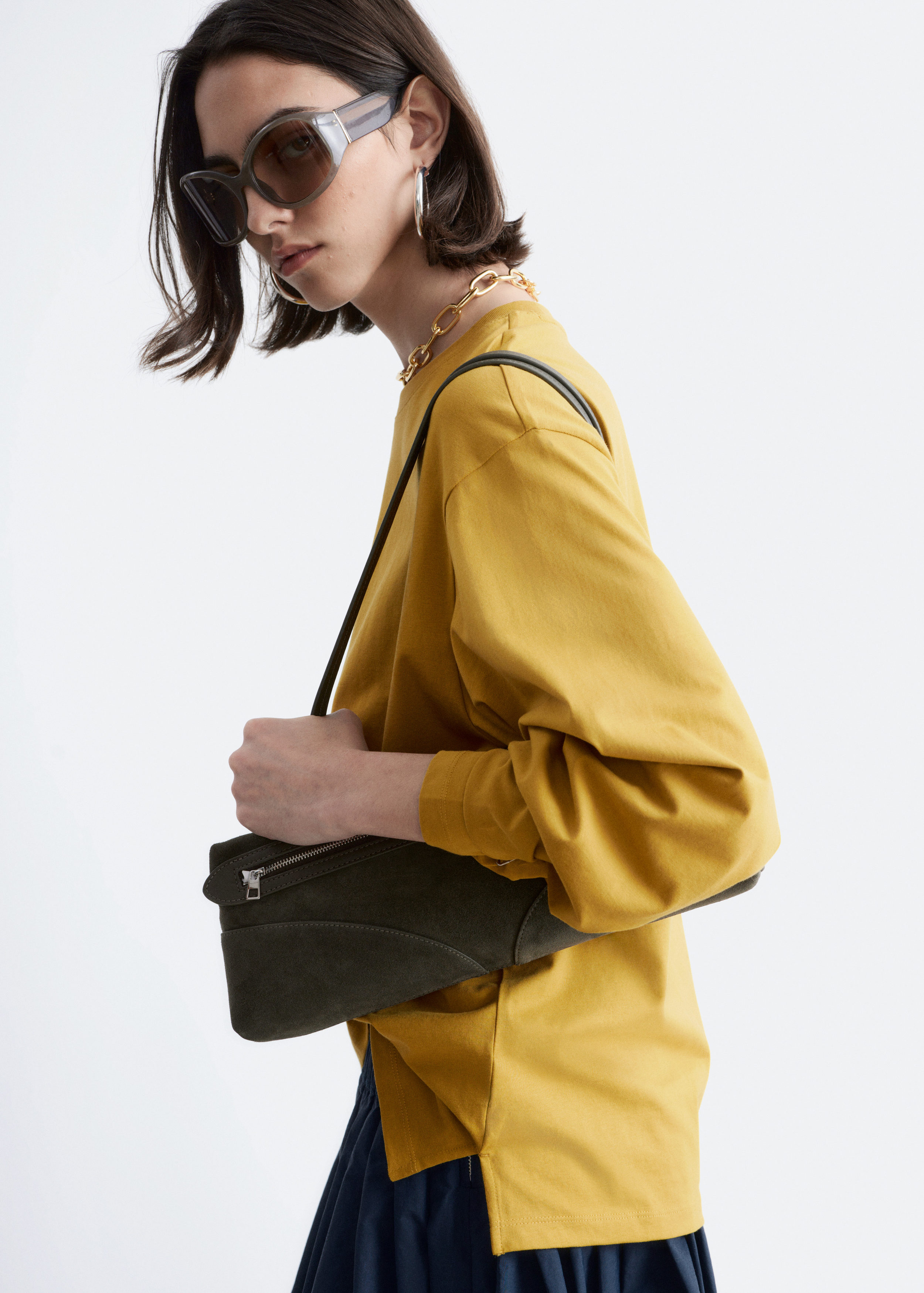 & Other Stories LONG-SLEEVE JERSEY TOP