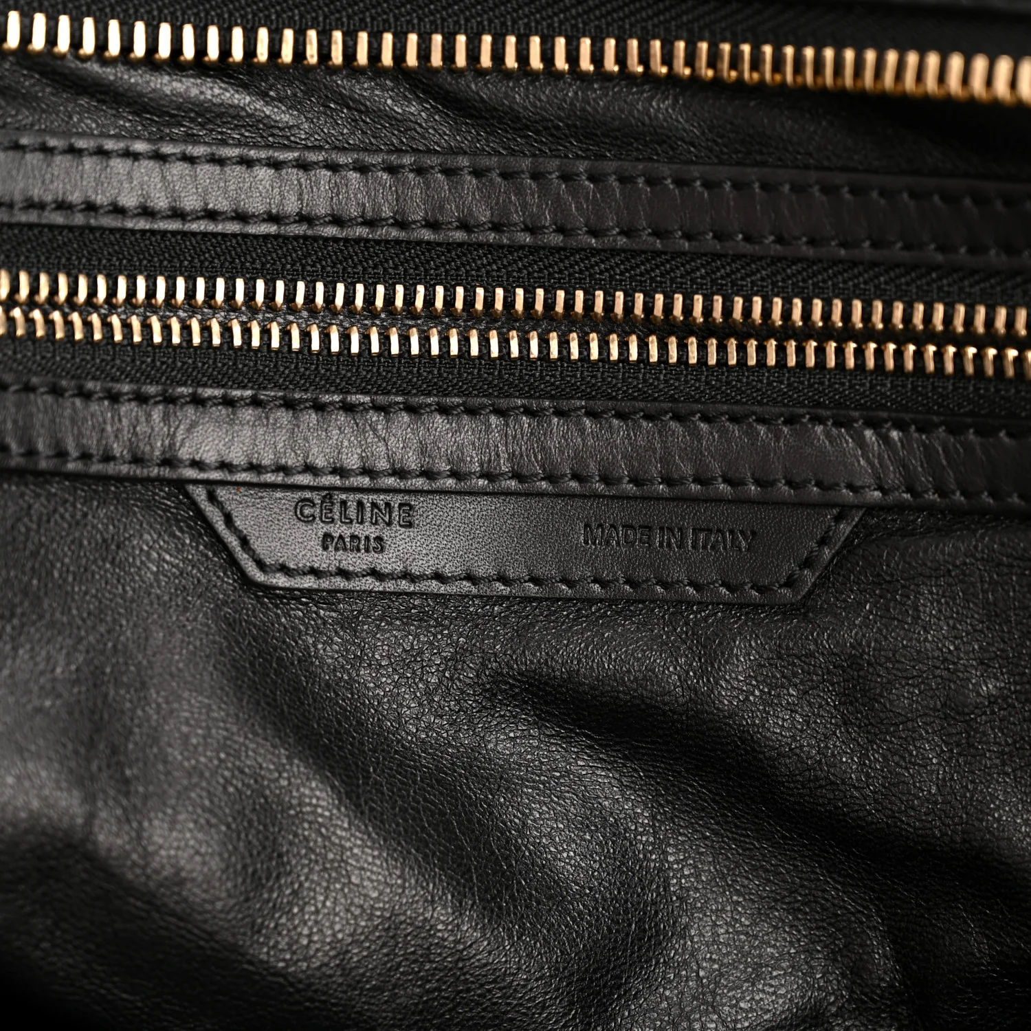 Snakeskin Large Luggage Black - Top Club