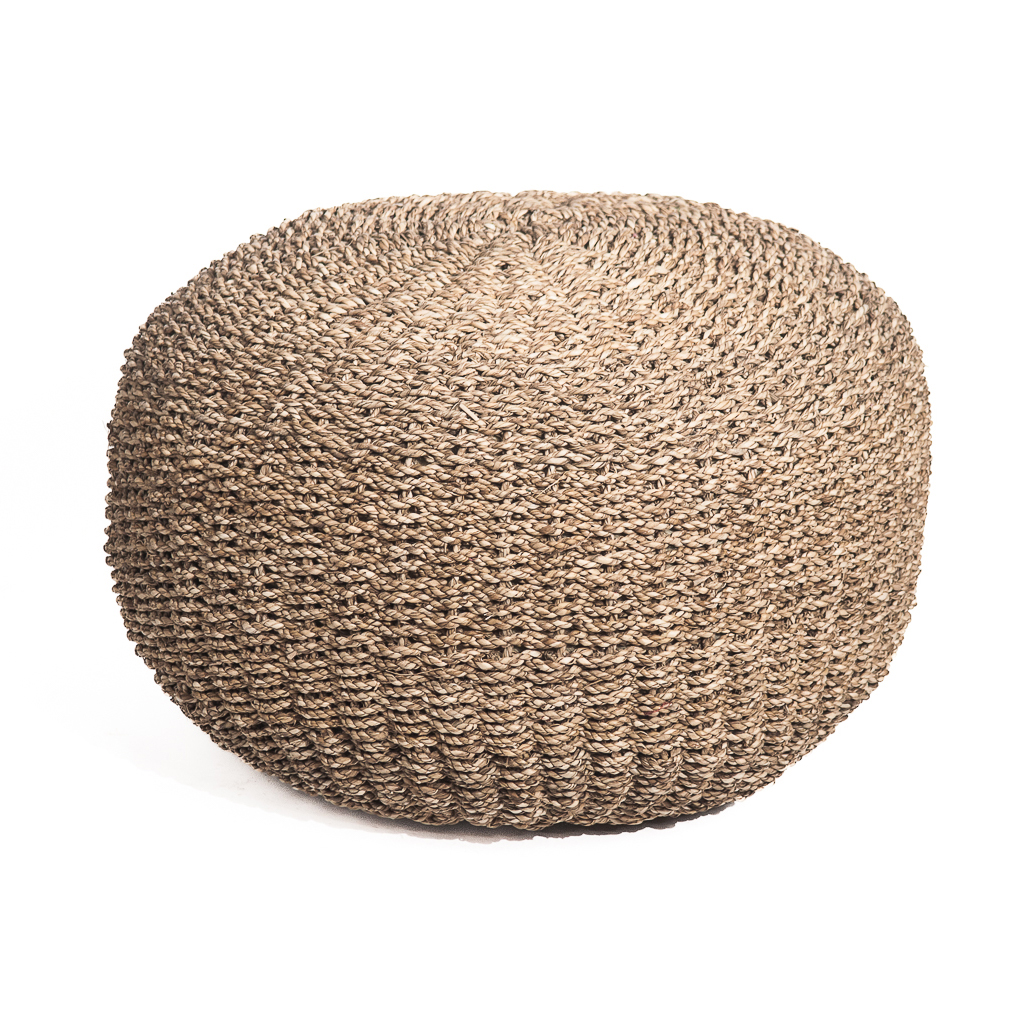 Seagrass poef naturel