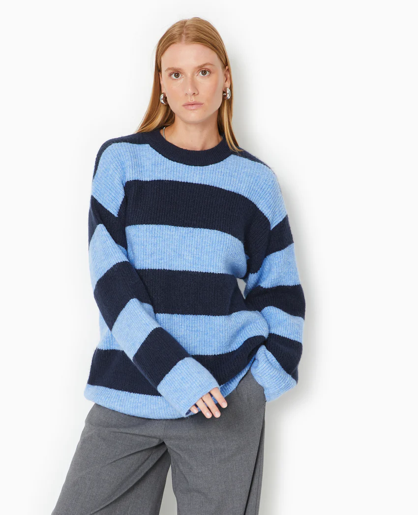 Pimkie Pull oversize en maille rayée