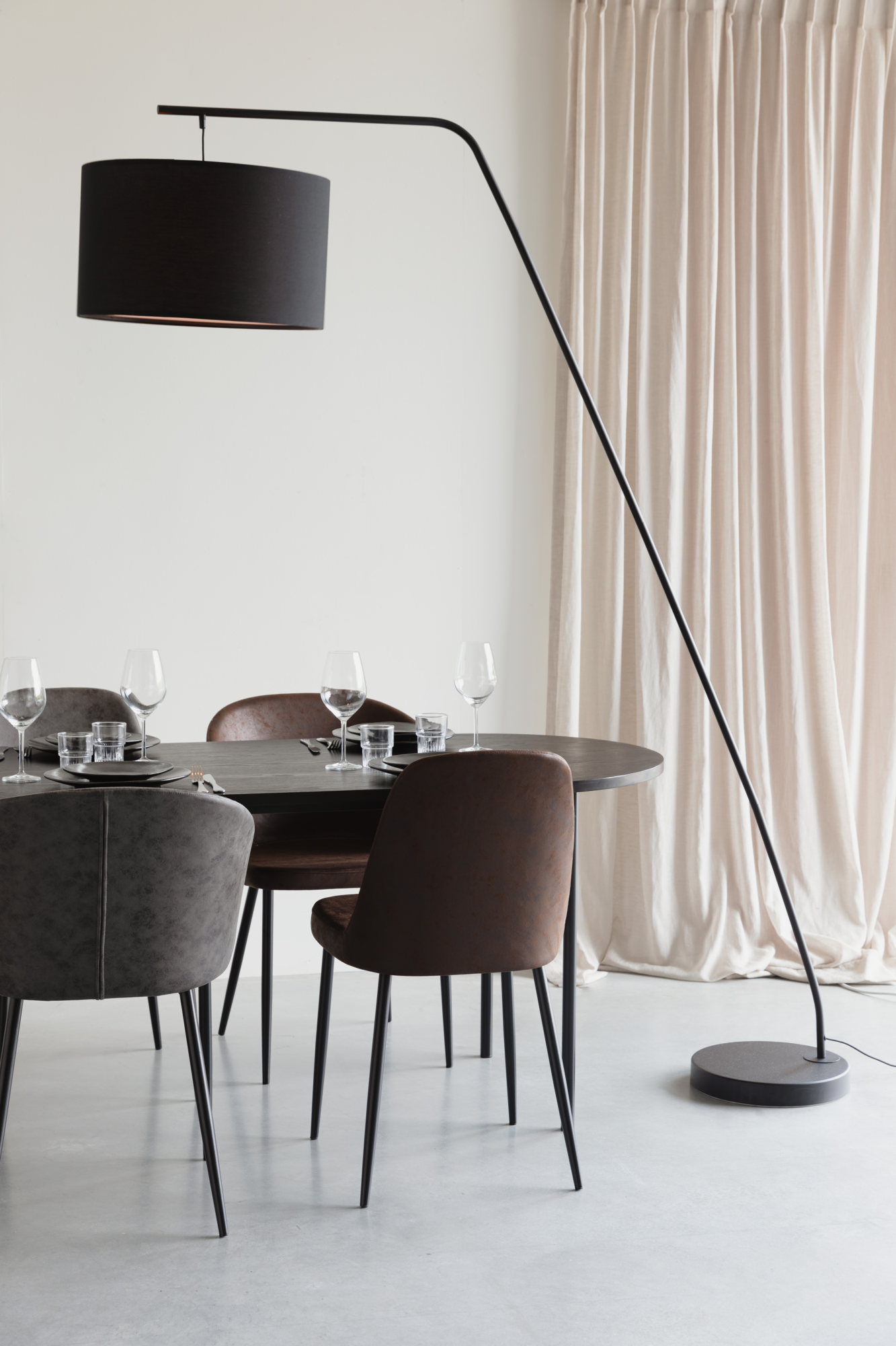 Vloerlamp MARTINE wit