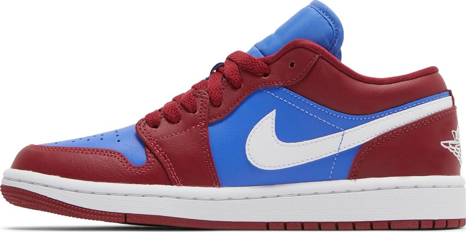 Wmns Air Jordan 1 Low  Deep Red Blue  DC0774-604 - Sneaker Replica Workshop