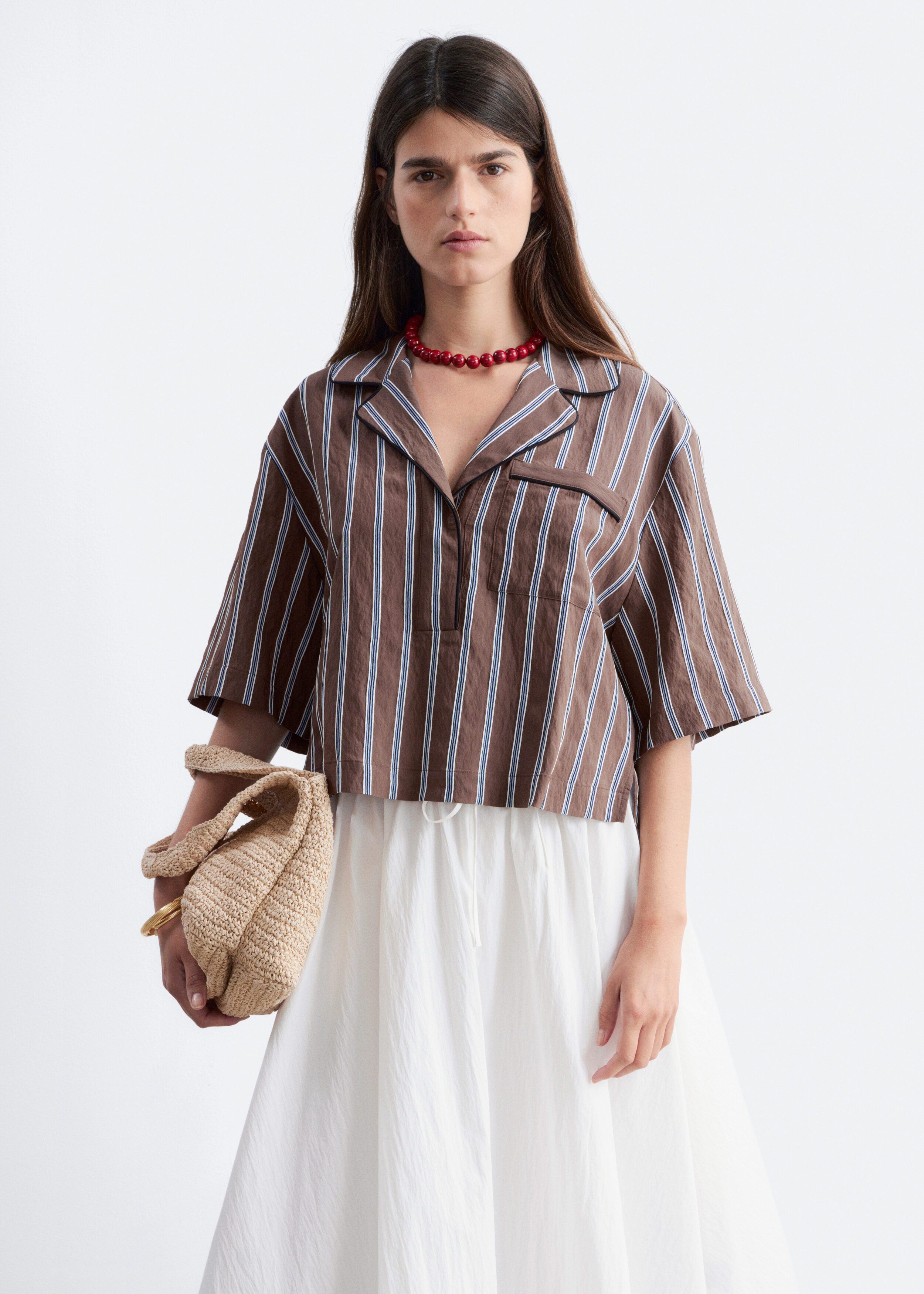 & Other Stories STRIPED RESORT SHIRT