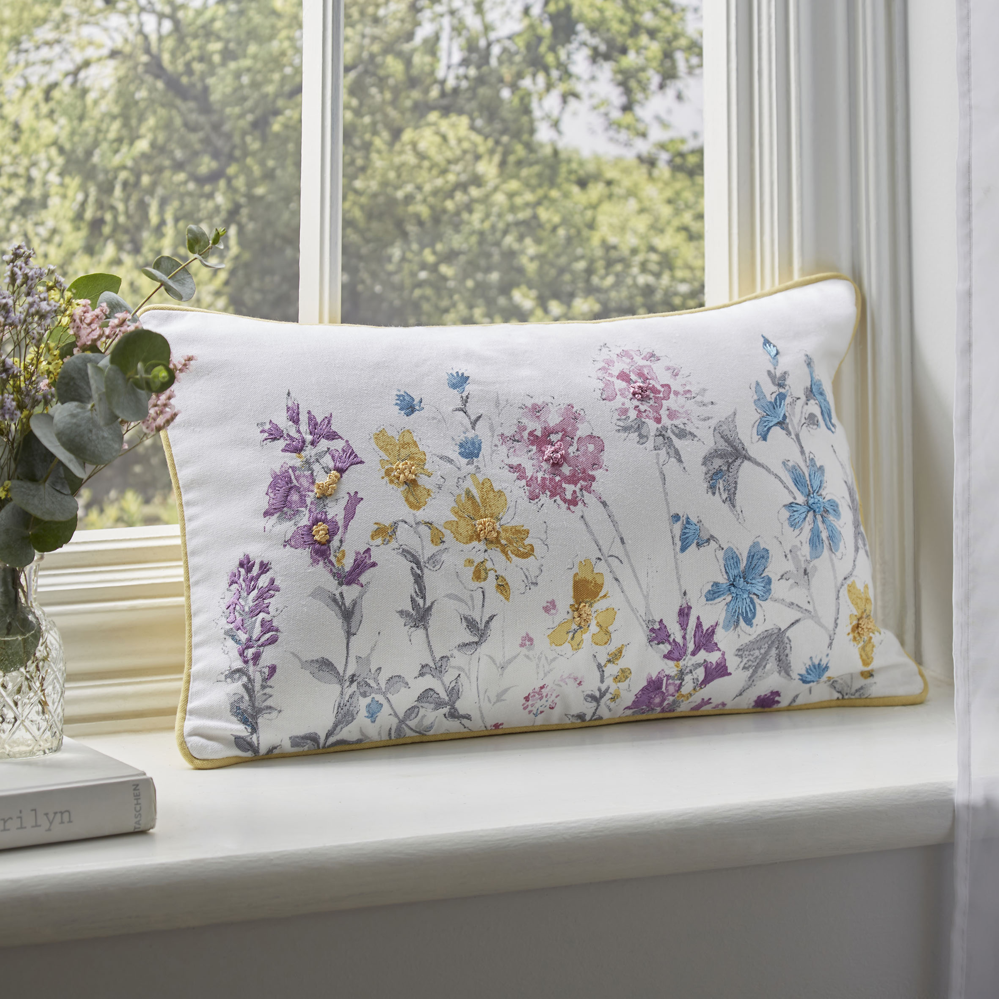 Sierkussen Wild Meadow Multi 40x60 cm