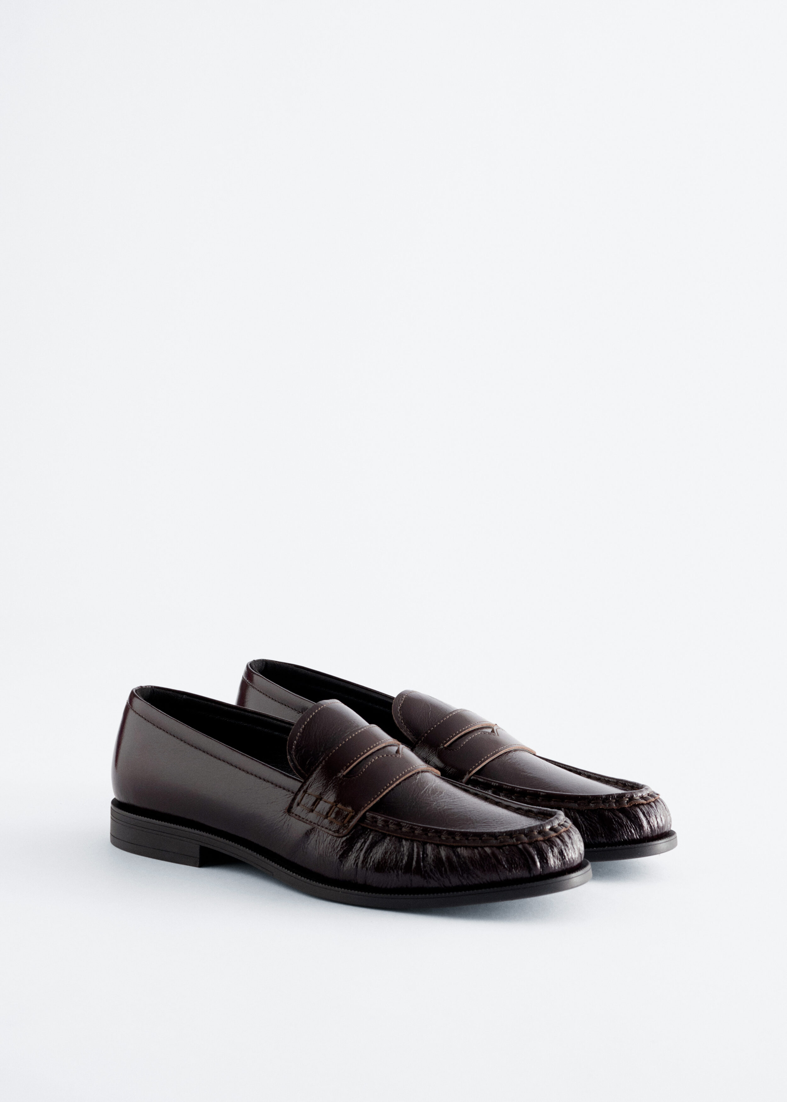 & Other Stories LEATHER PENNY LOAFERS