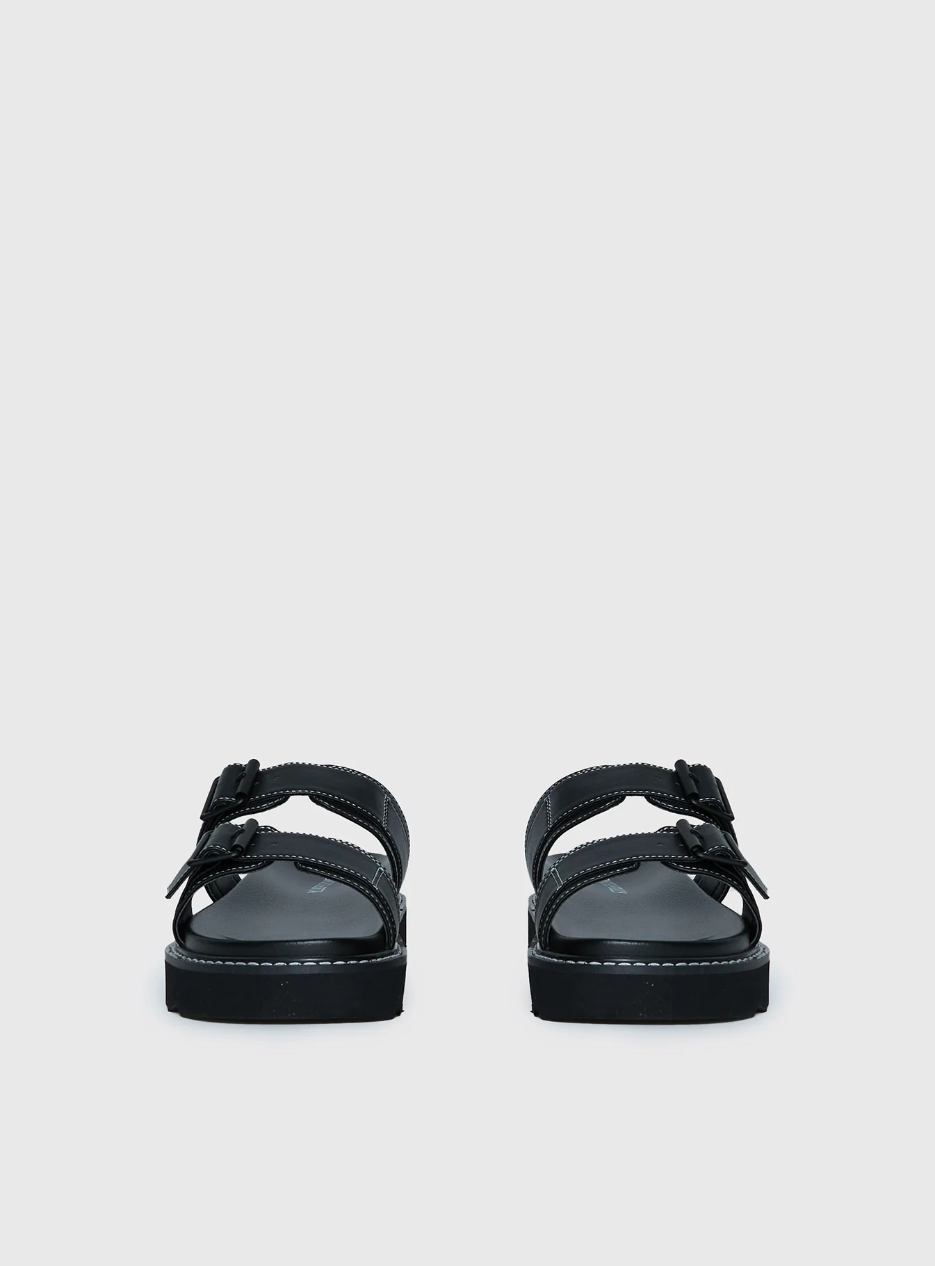 Ma Belle Sandals Contrast Stitch