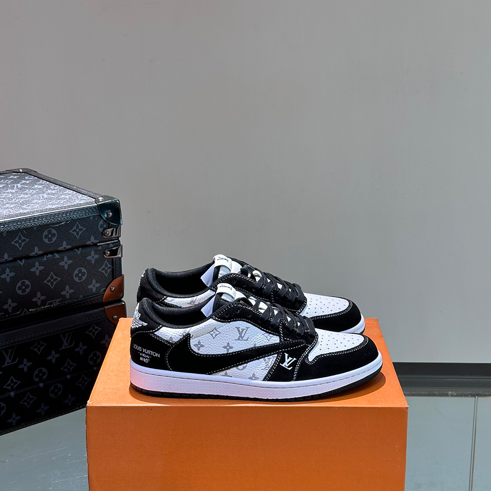 Travis Scott X Nike Air Jordan 1 Low X Louis Vuitton Sneakers (Replica) - Sneaker Replica Workshop