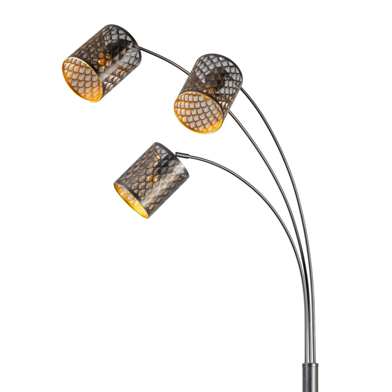 Vloerlamp Laser 3-lichts zwart