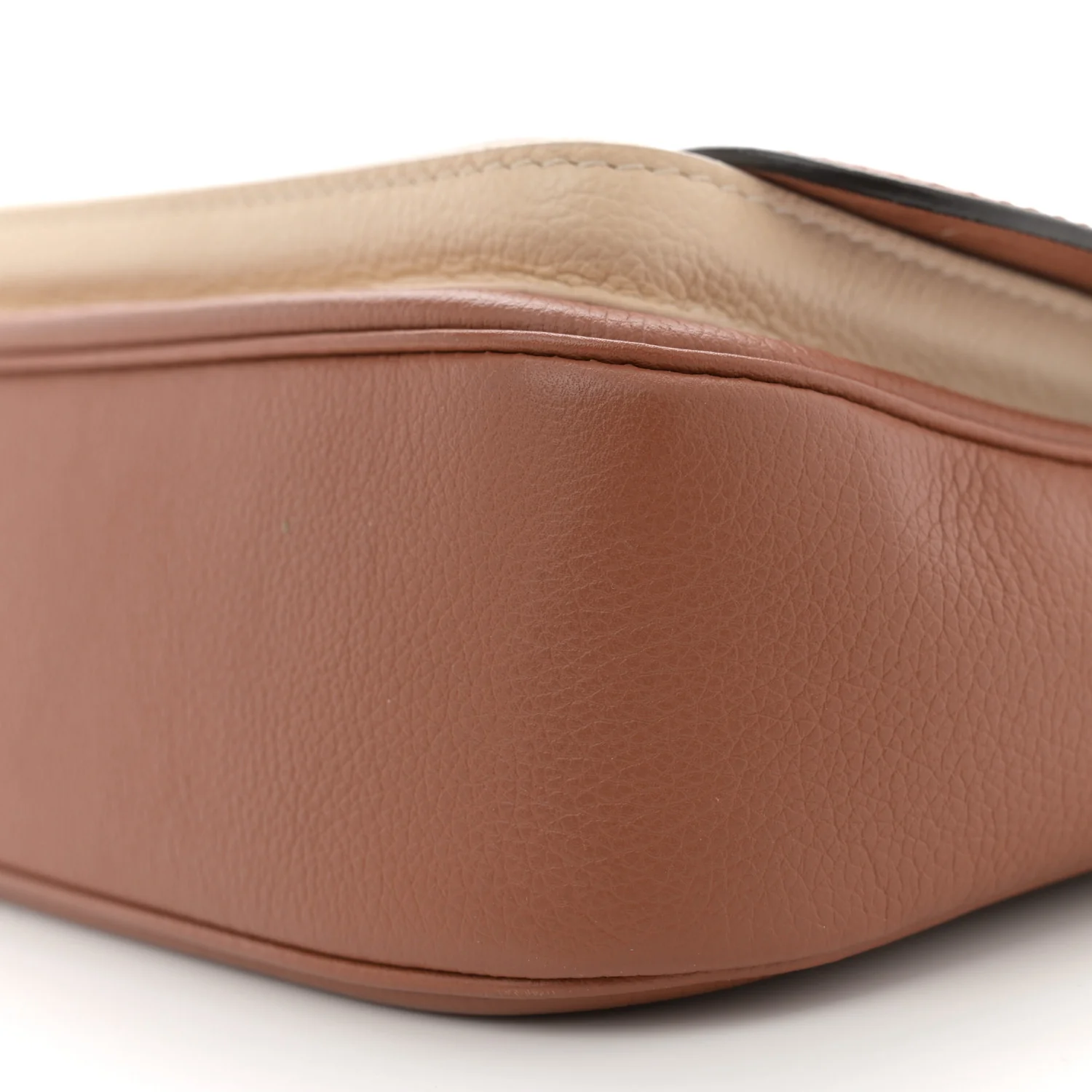 Grained Calfskin Lockme Tender Chataigne Brown - Top Club