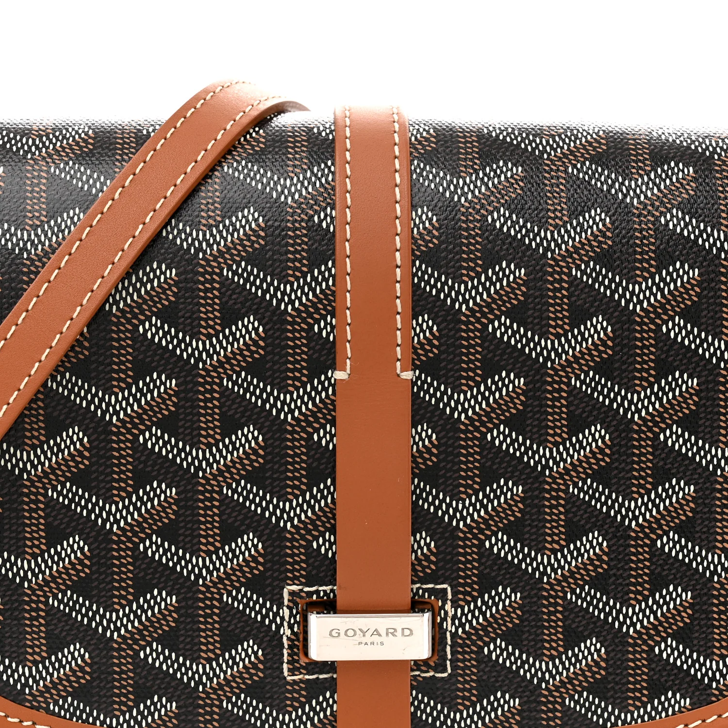 Goyardine Belvedere II PM Messenger Bag Black Gold - Top Club