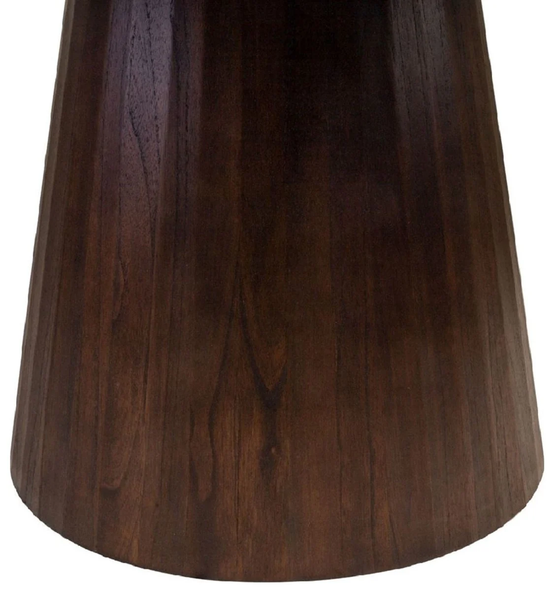 Luxury dining table dark brown Ø 150 x H. 76 cm - Round solid wood kitchen table - Dining room furniture - Kitchen furniture - Luxury furniture - Luxury furnishings