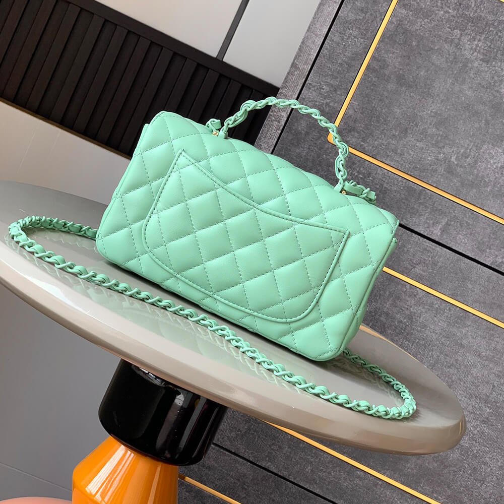 Chanel Mini Flap Bag with Top Handle(HIGH-END GRADE) - Top Club