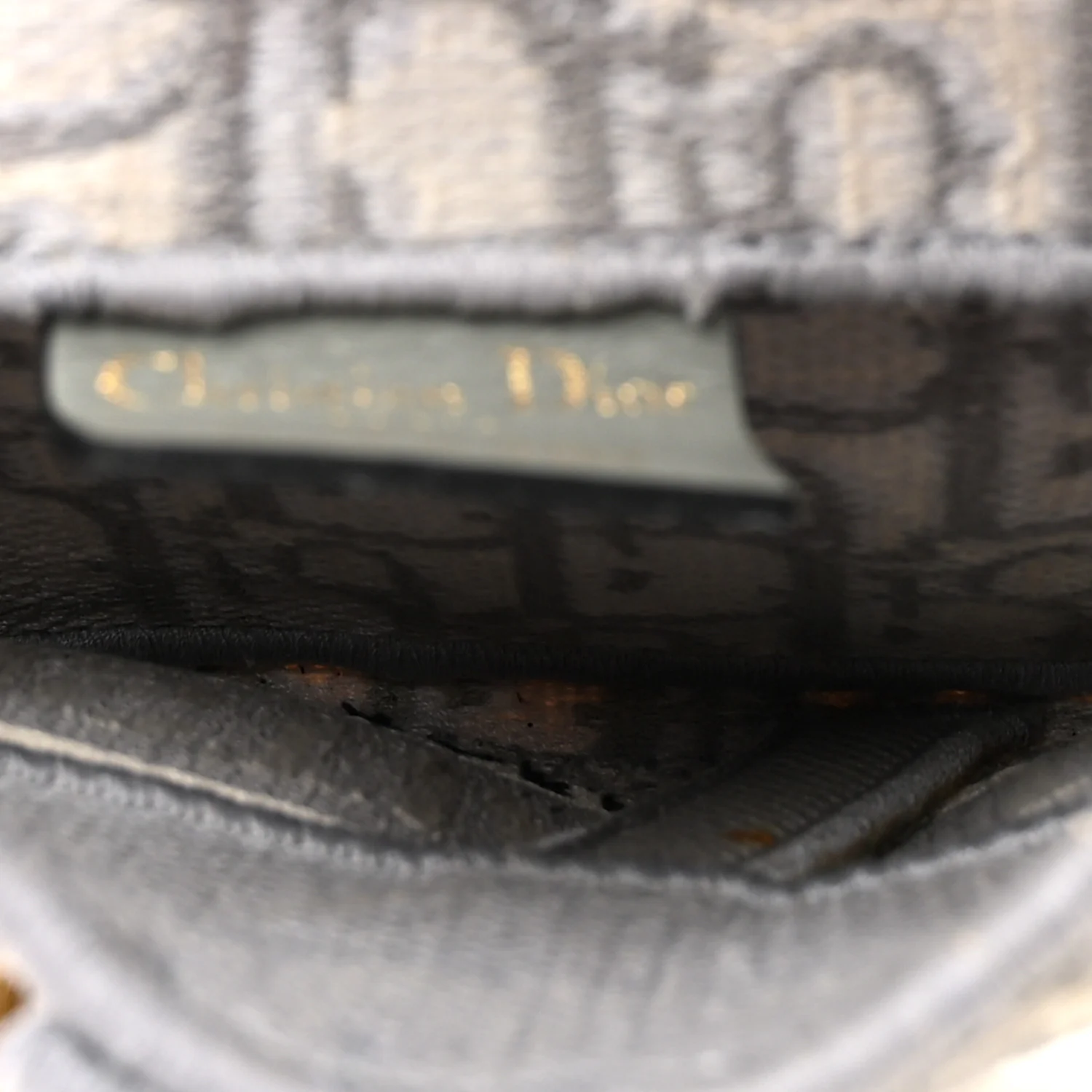 Oblique Slim Saddle Pouch Grey - Top Club