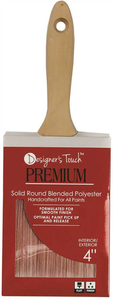 Designer Touch&trade; Premium Poly Varnish Brush, 4 In. - CPC Painting, Inc.