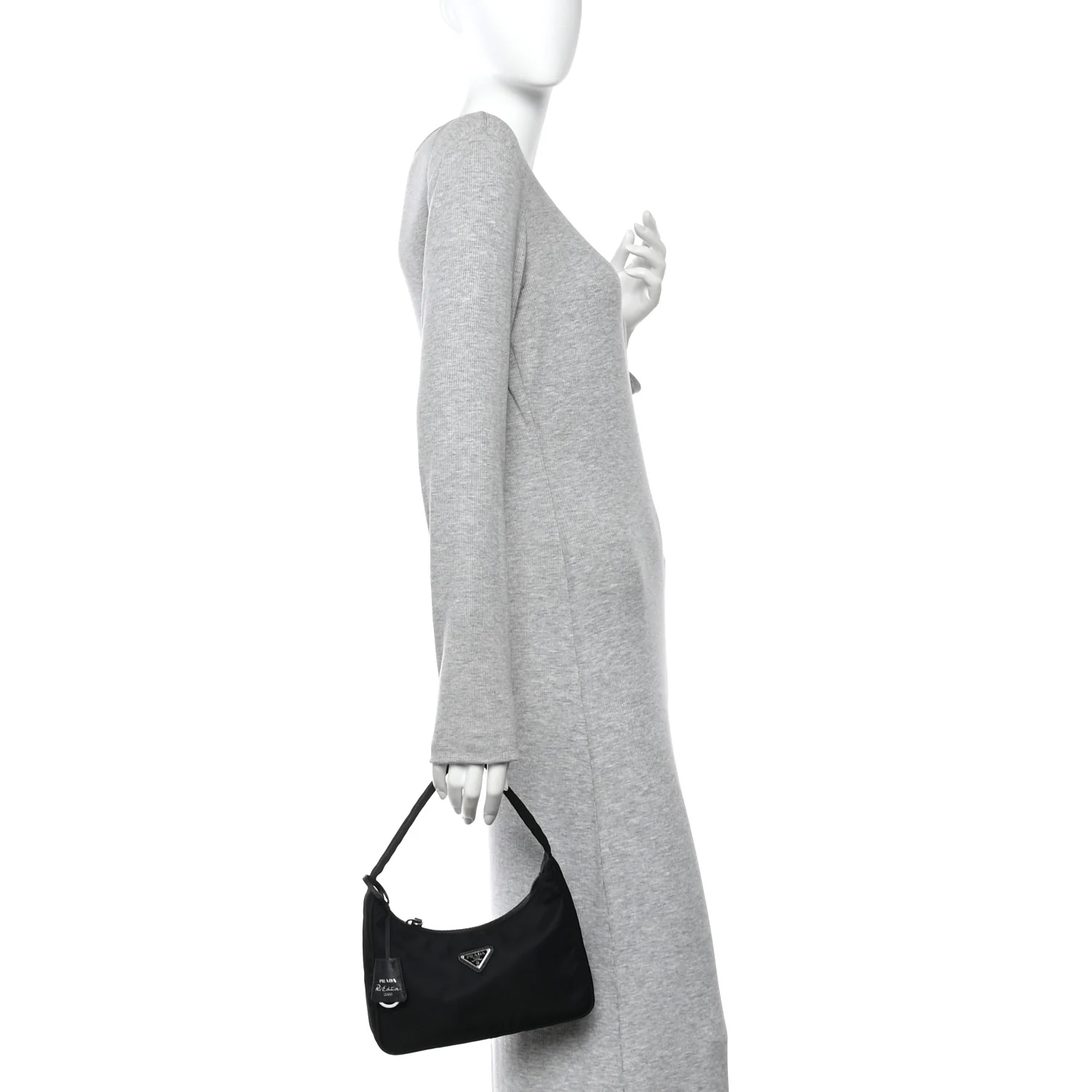 Tessuto Nylon Mini Re-Edition 2000 Bag Black