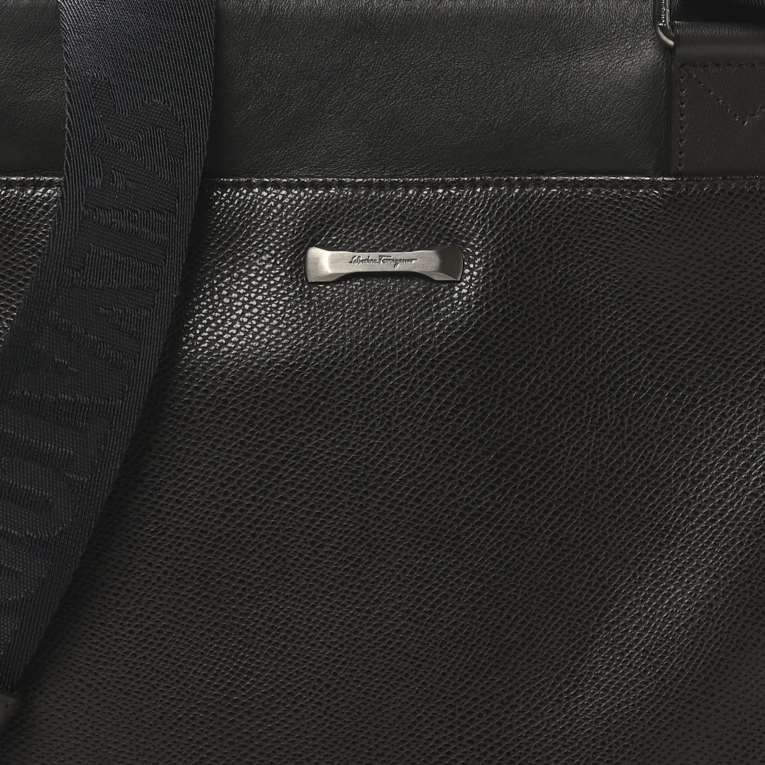 Stamped Calfskin Crossbody Bag Brown - Top Club