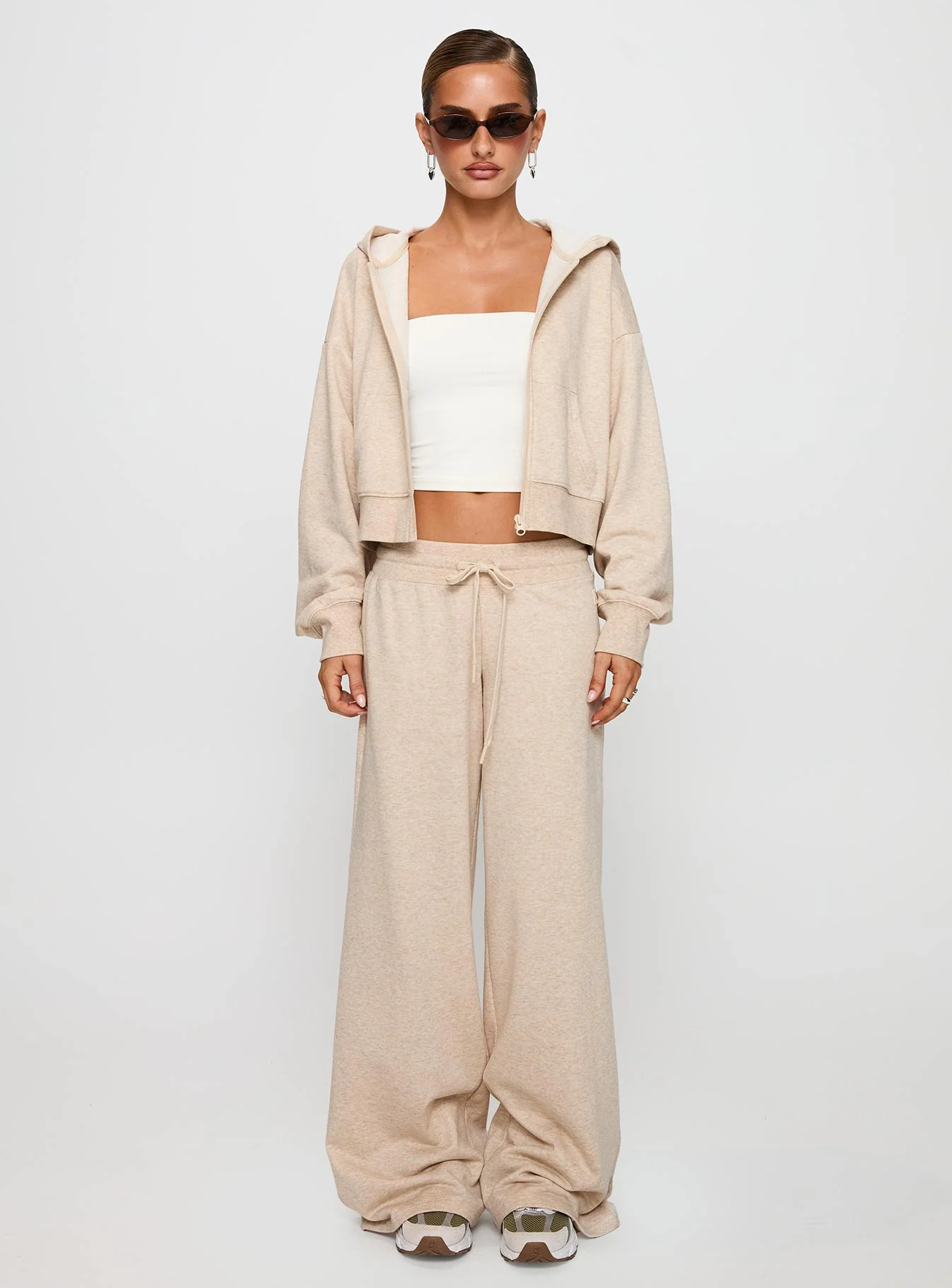 Mindful Low Rise Pant Oat Marle