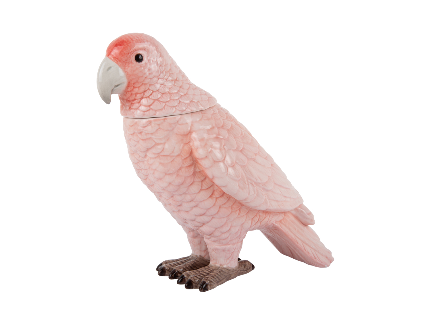 Voorraad pot Bird - Zachtroze