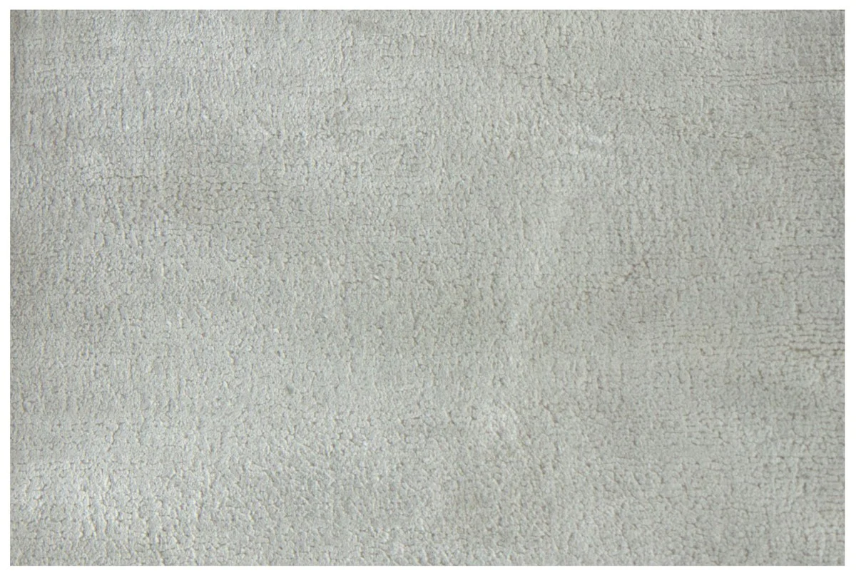 Luxury living room rug silver-beige 300 x 400 cm - rectangular viscose rug - luxury quality - living room decoration accessories