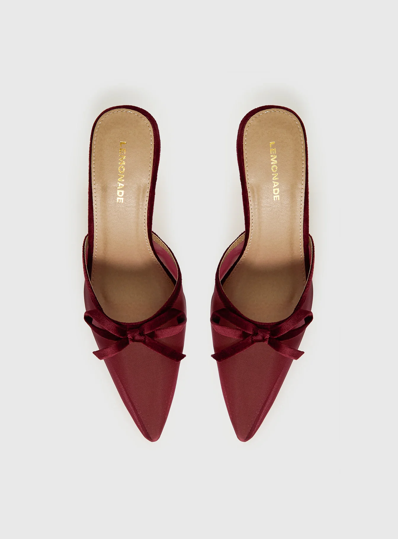 Lavon Pointed Toe Heels Red