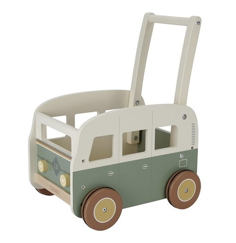 Houten loopwagen