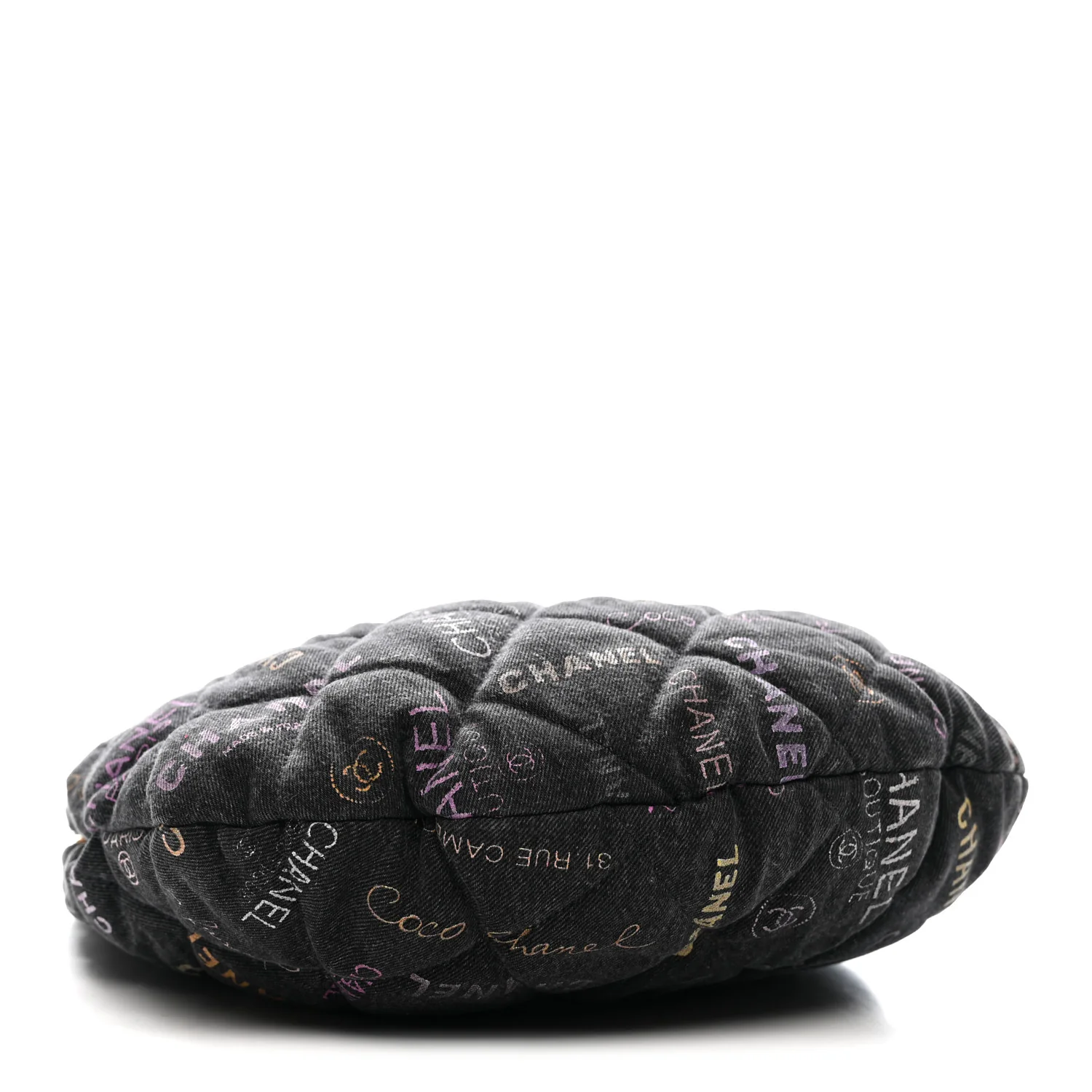 Denim Quilted Denim Mood Hobo Black Multicolor - Top Club