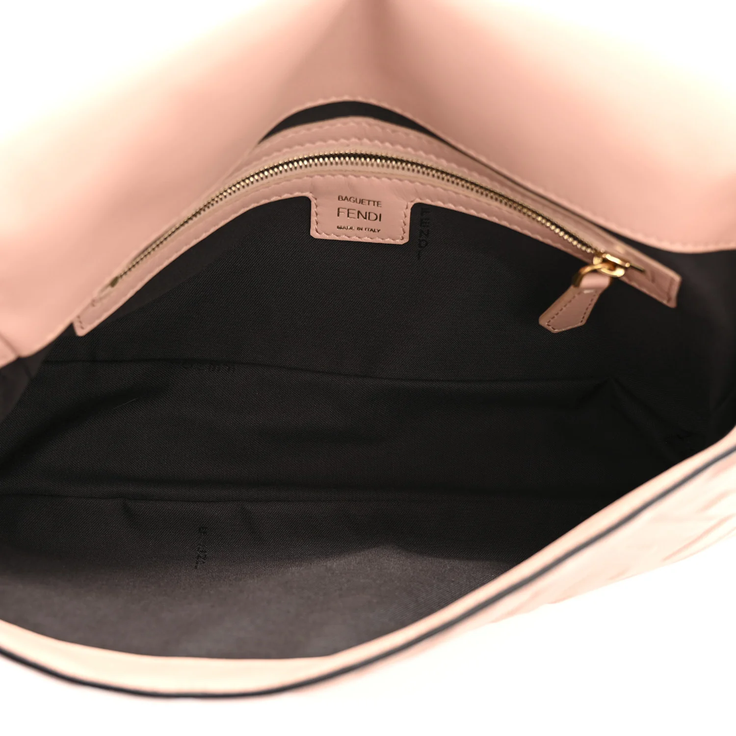 Nappa FF 1974 Embossed Baguette Rosa Bourbon - Top Club