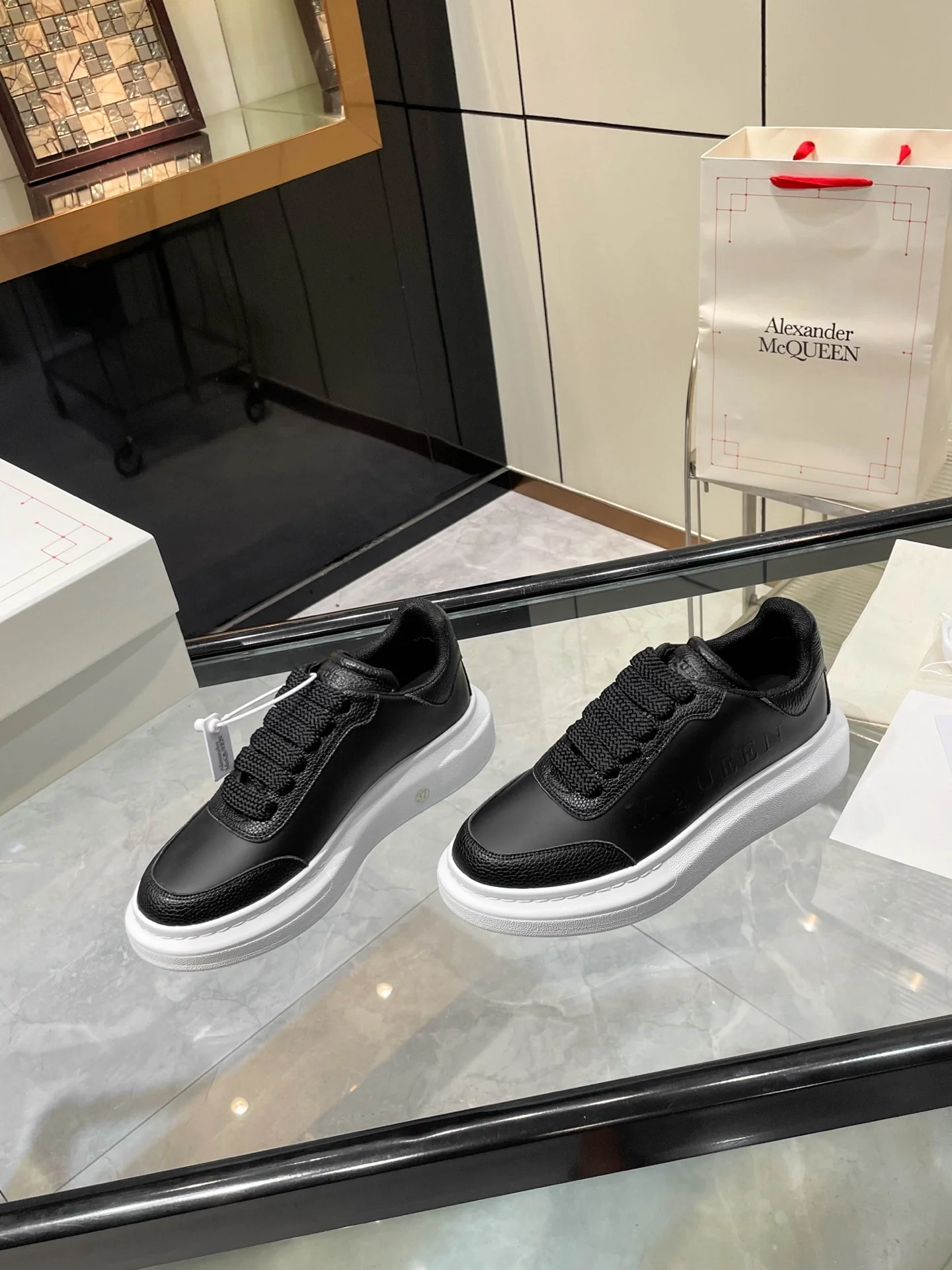McQueen Oversized Sneakers Unisex Stylish And Comfortable Footwear - Sneaker Replica Workshop