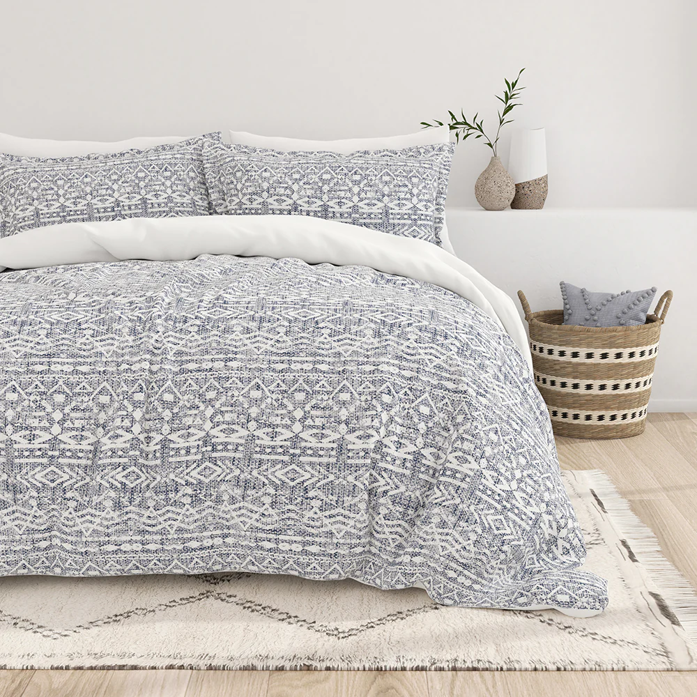 Modern Rustic Pattern 3-Piece Reversible Duvet Cover Set (Sale)