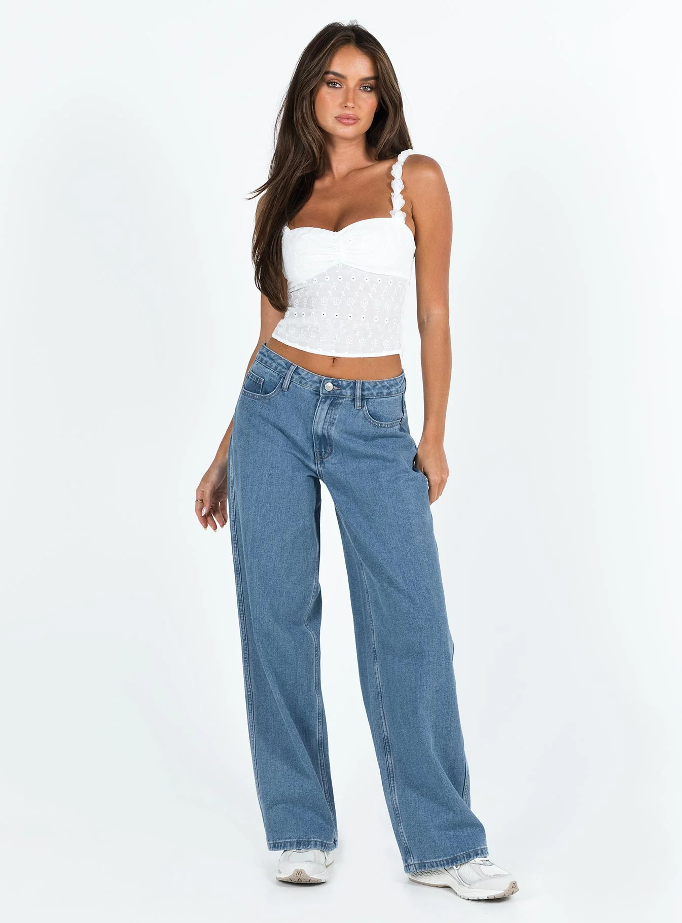 Maryanne Mid Rise Relaxed Jeans Mid Wash Denim Tall