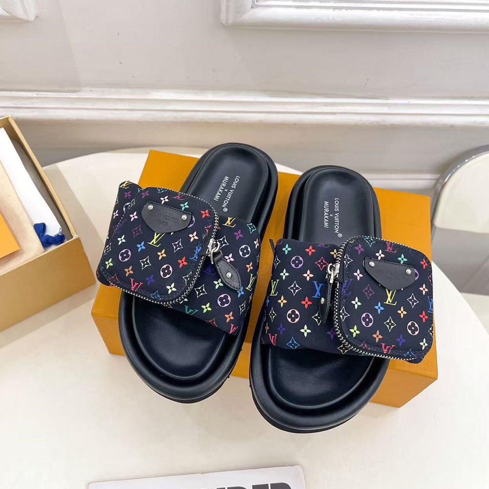 Louis Vuitton x Murakami LV Pool pillow comfort sandals  (Replica) - Sneaker Replica Workshop