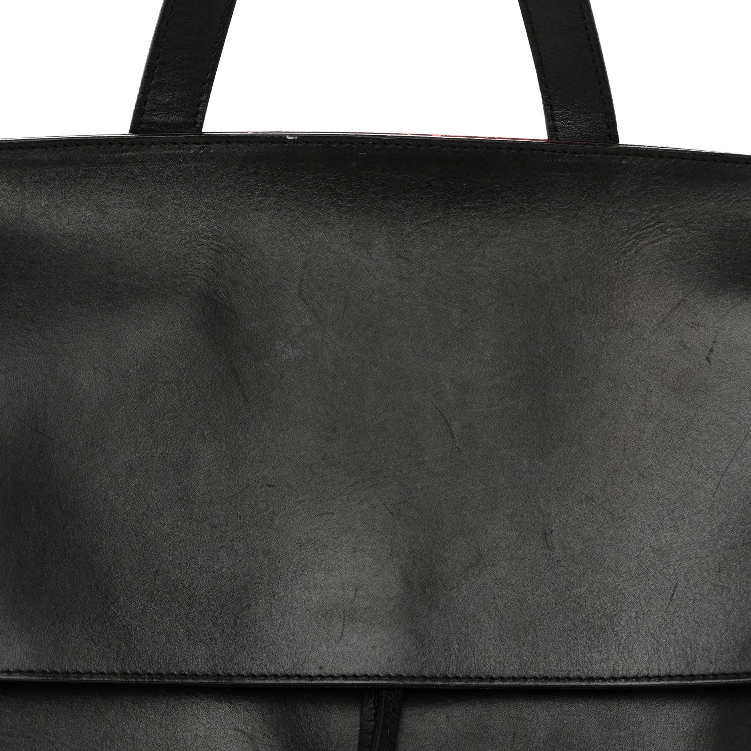 Calfskin Lady Bag Black Flamma - Top Club