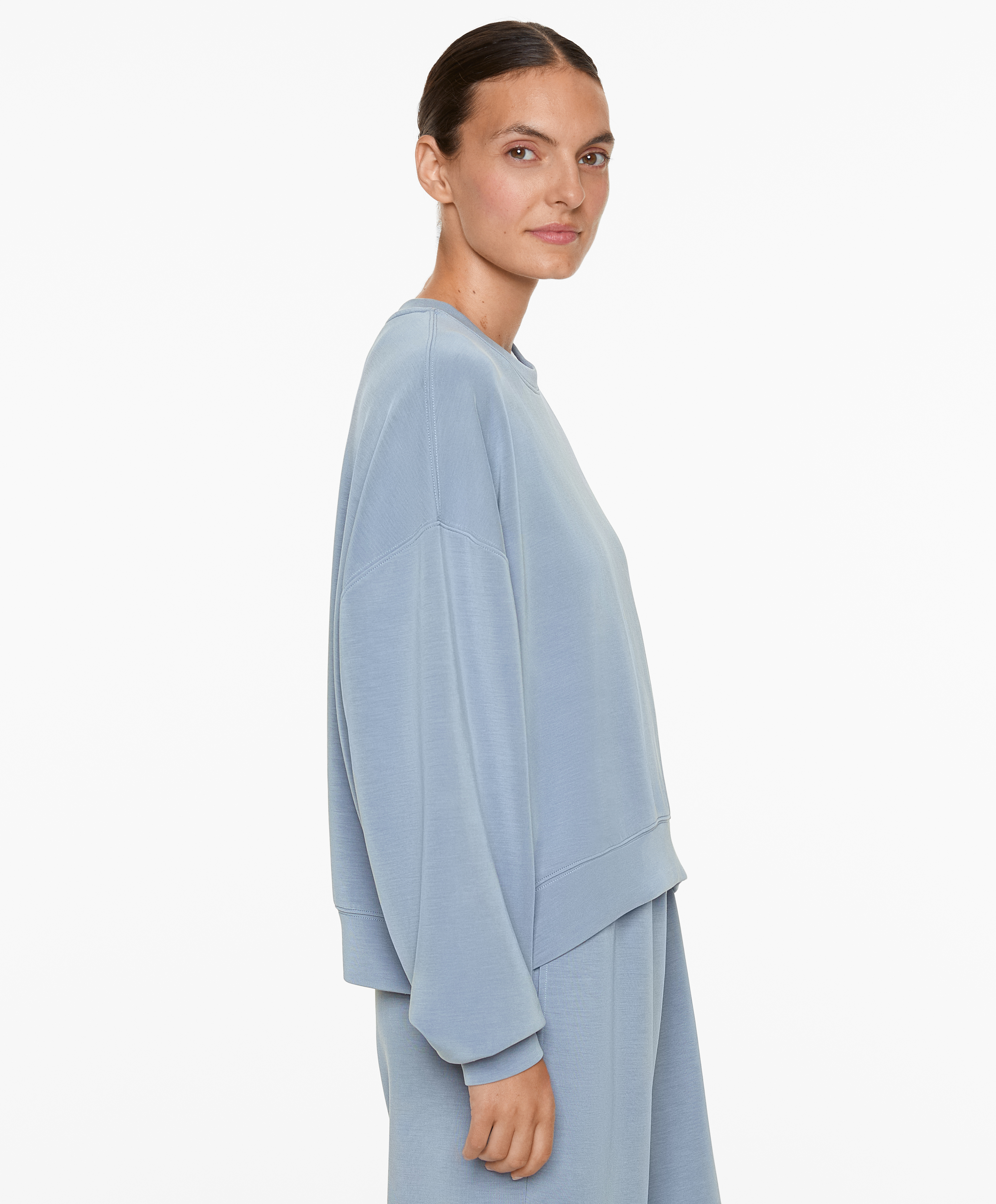 OYSHO Crop sweatshirt with modal