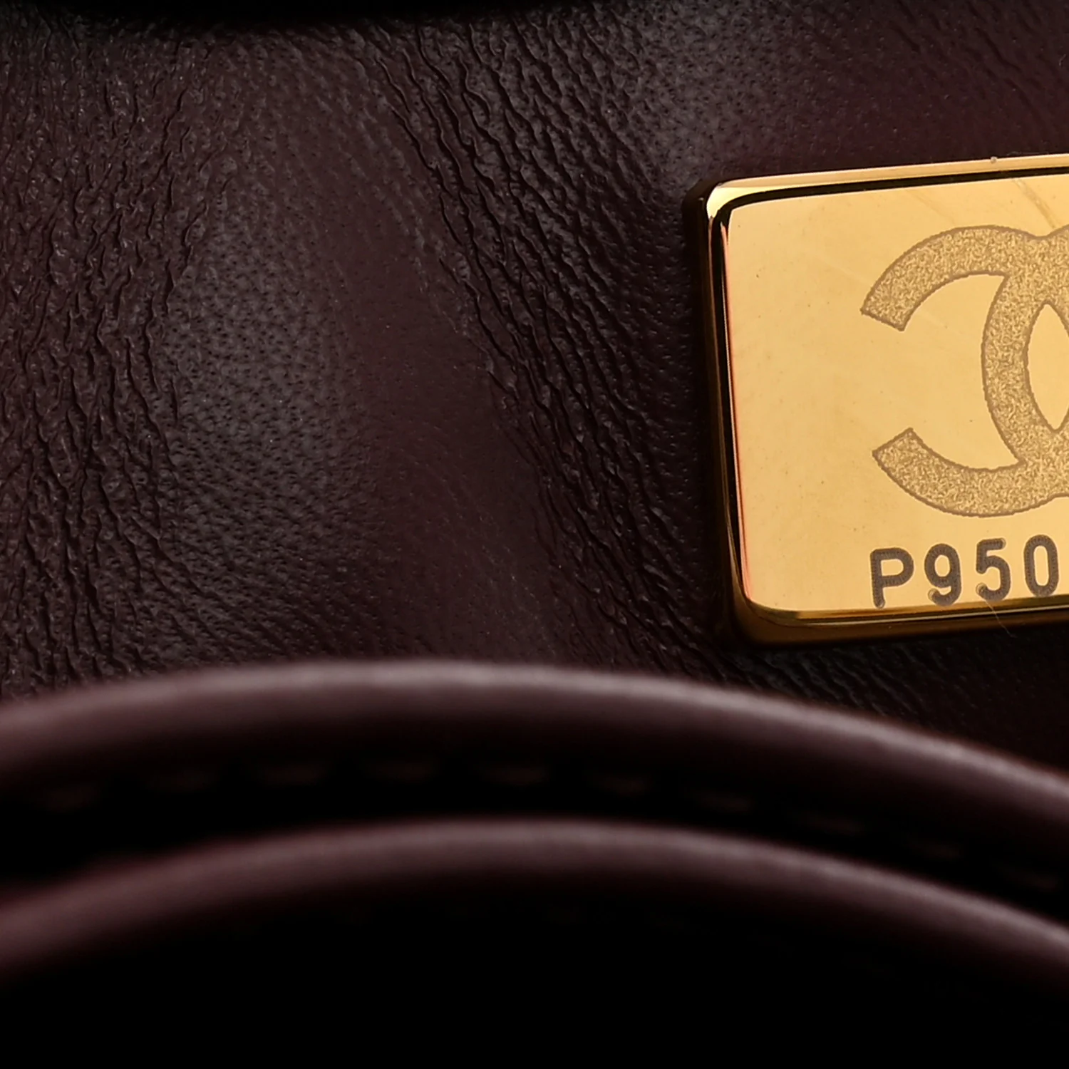 Calfskin Quilted Mini Logo Coco Handle Flap Black - Top Club