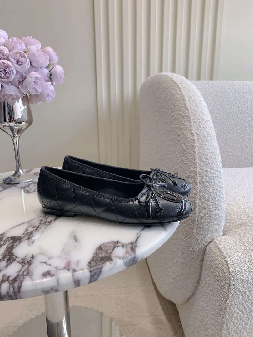 Chanel Women's Classic second-hand Kang Peng shoes flat shoes C93452 - Sneaker Replica Workshop